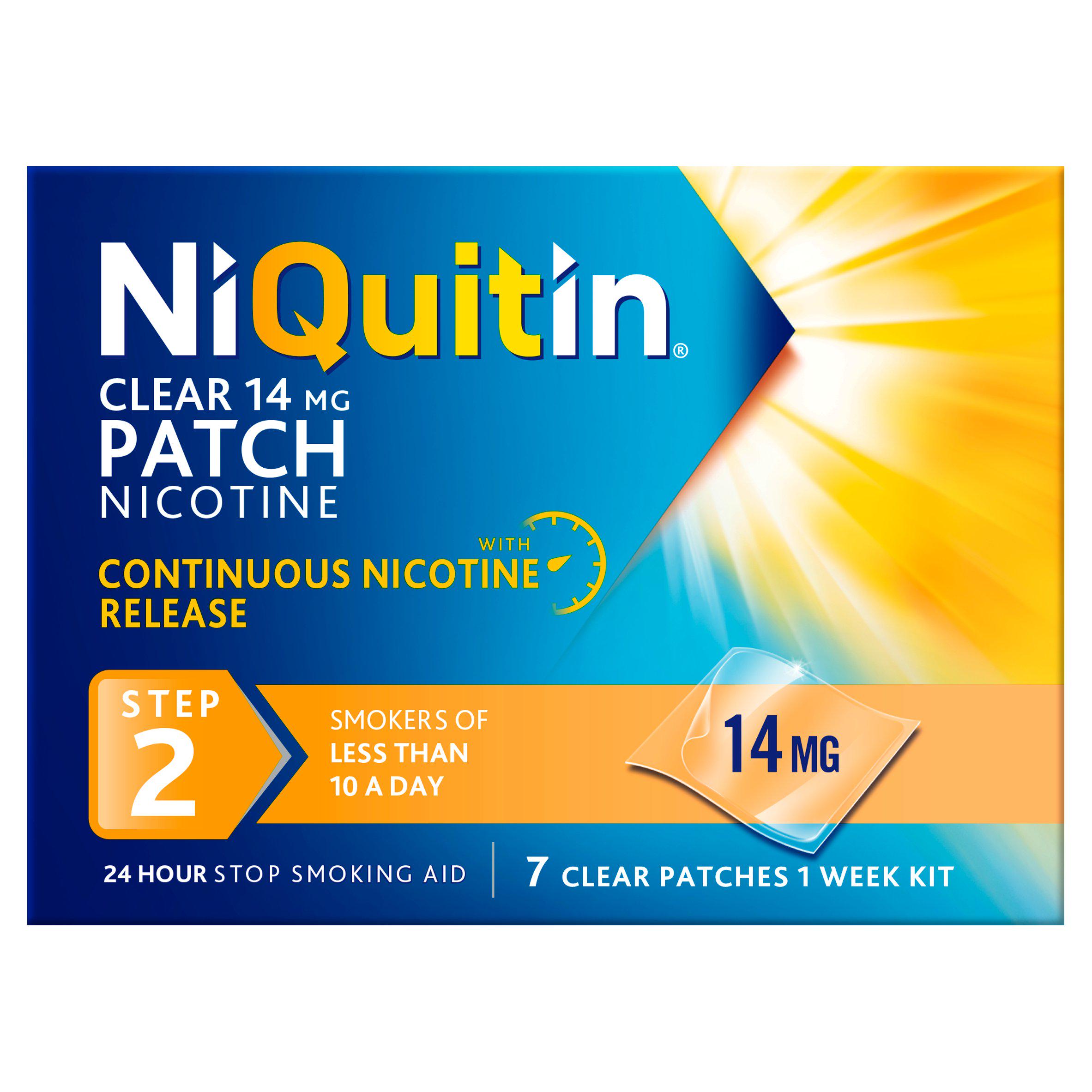 NiQuitin CQ 14mg Clear Patch, Step 2