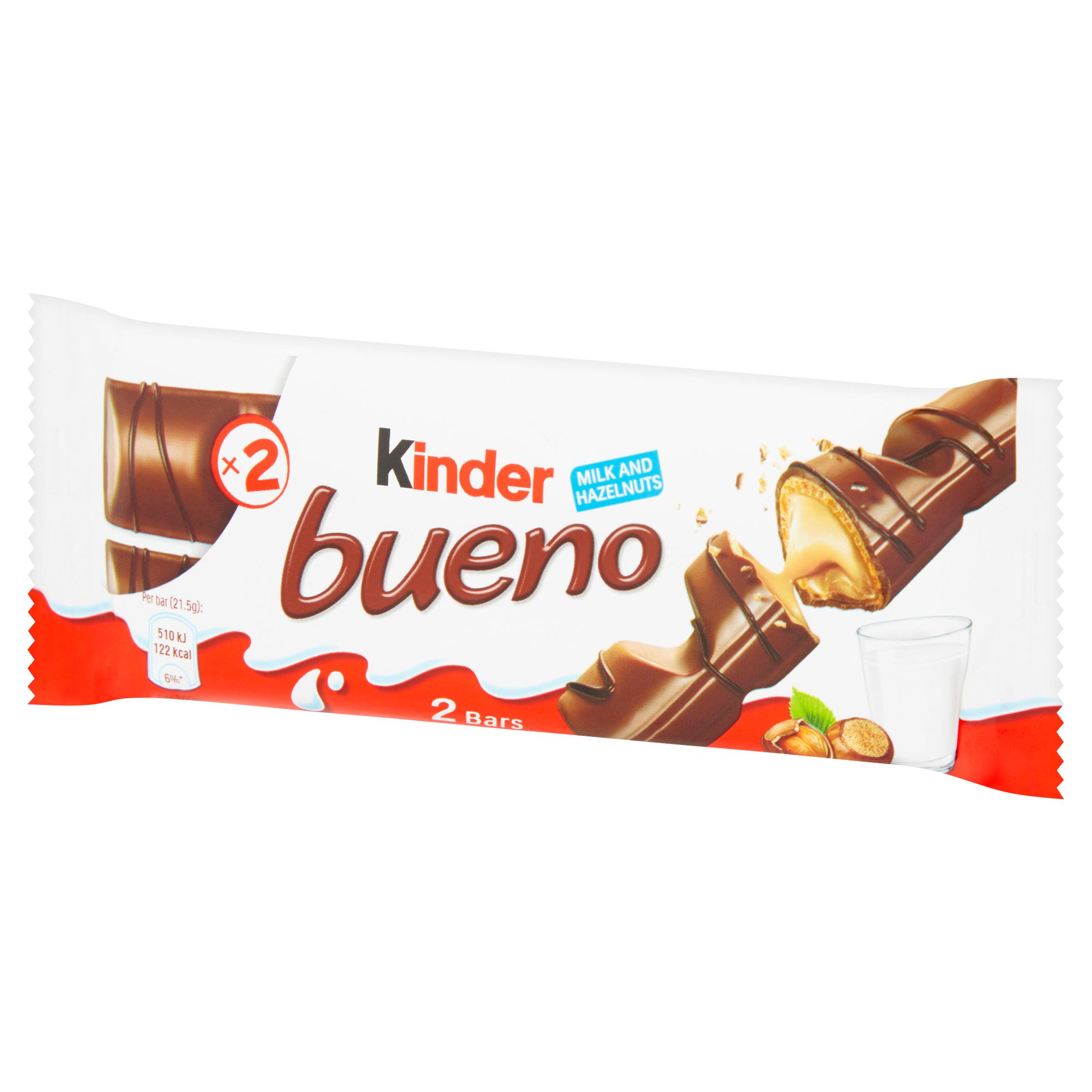 Kinder Bueno Milk Chocolate & Hazelnuts Single Bar 2x21.5g thumbnail 3