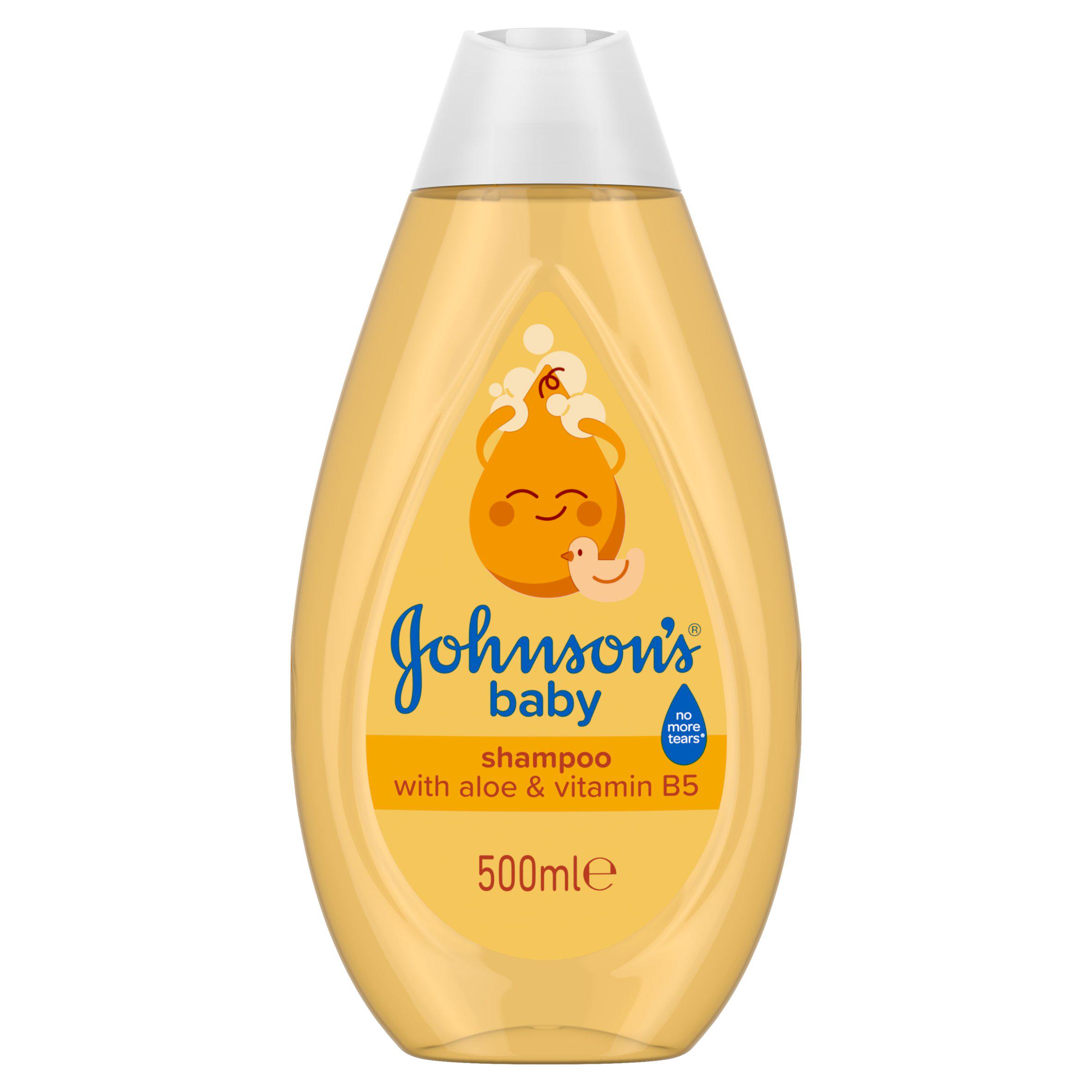 Johnson's Baby Shampoo Without Dyes Sulphates & Soap 500ml
