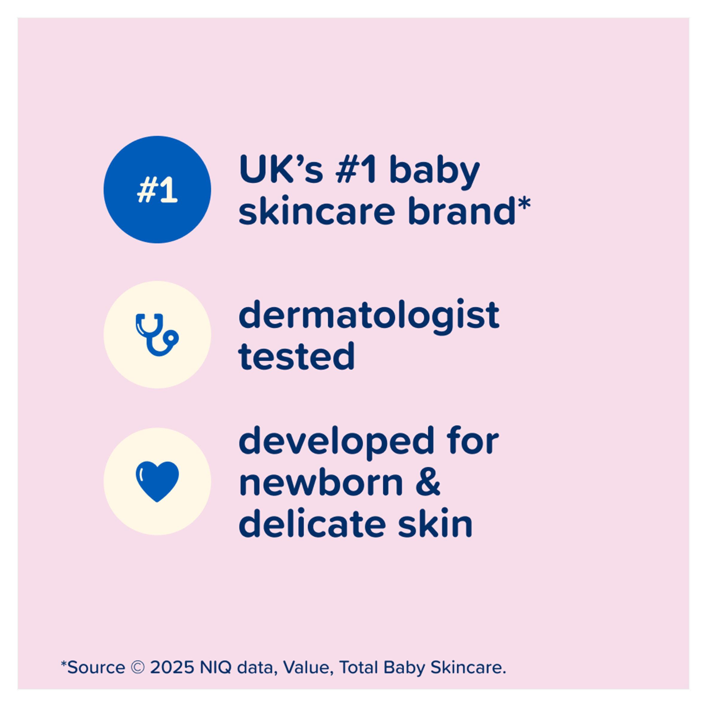 Johnson's Baby Oil Baby Skin Moisturiser & Dryness Protection 500ml thumbnail 3