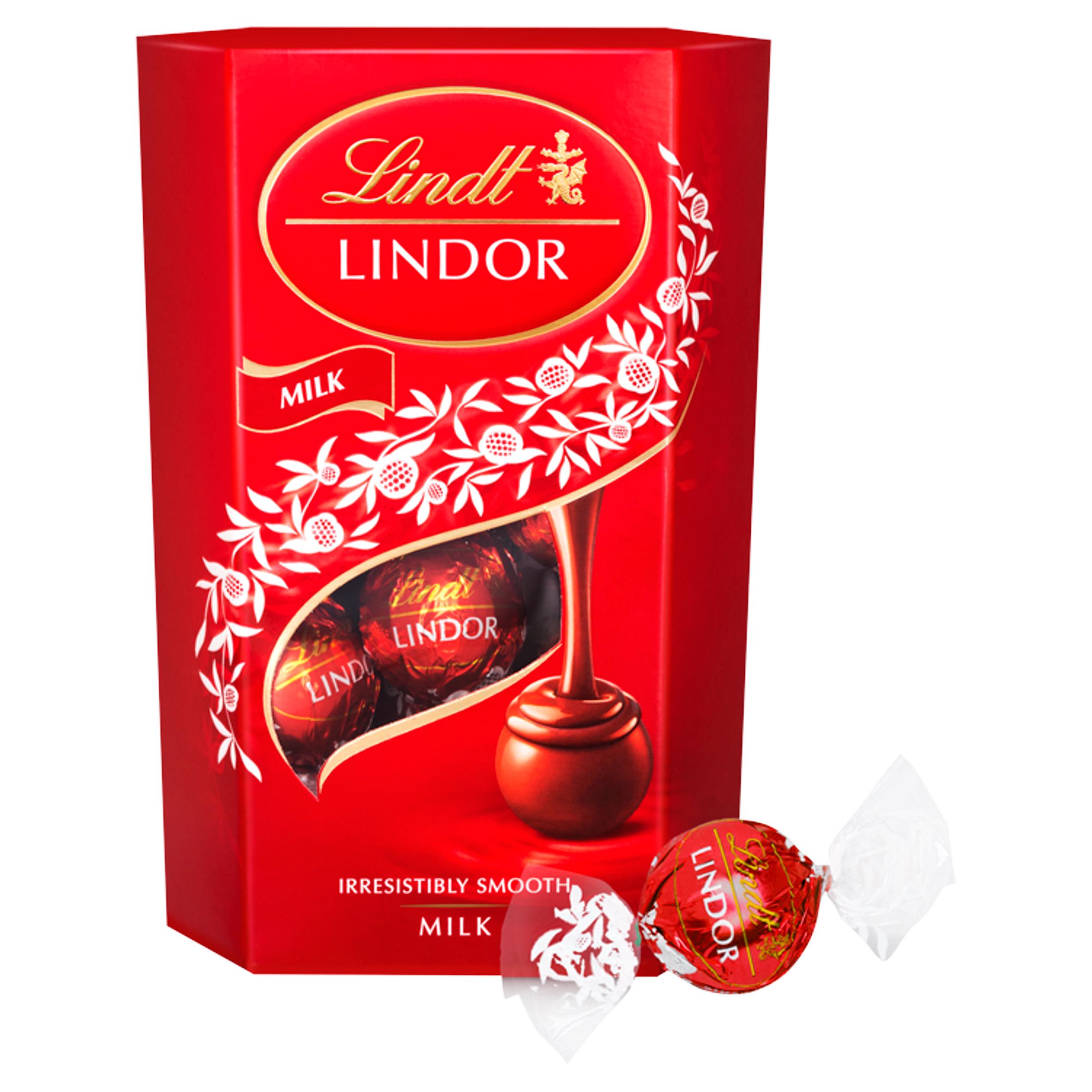 Lindt Lindor Milk Chocolate Truffles Box 200g thumbnail 2
