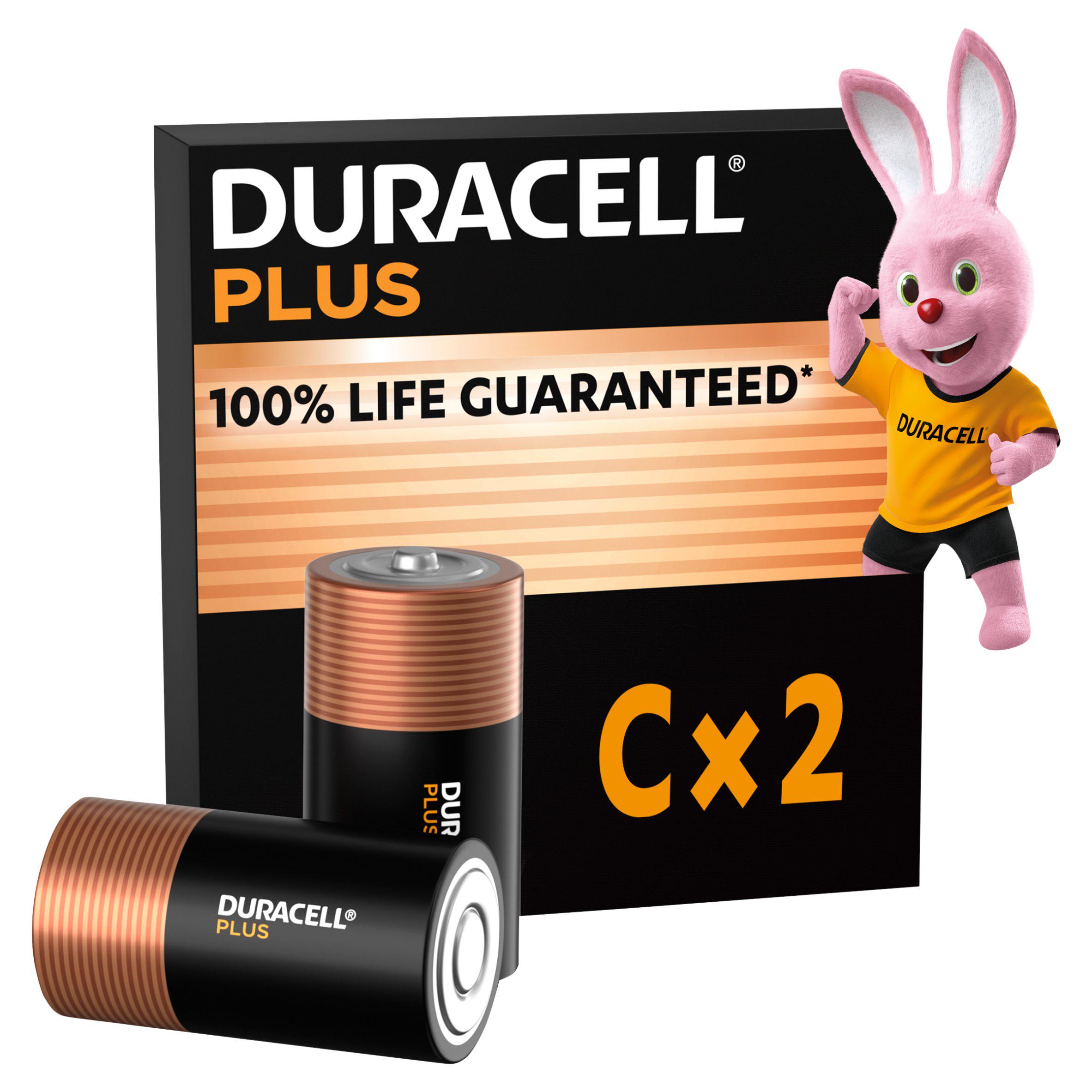 Plus Power Alkaline C Batteries