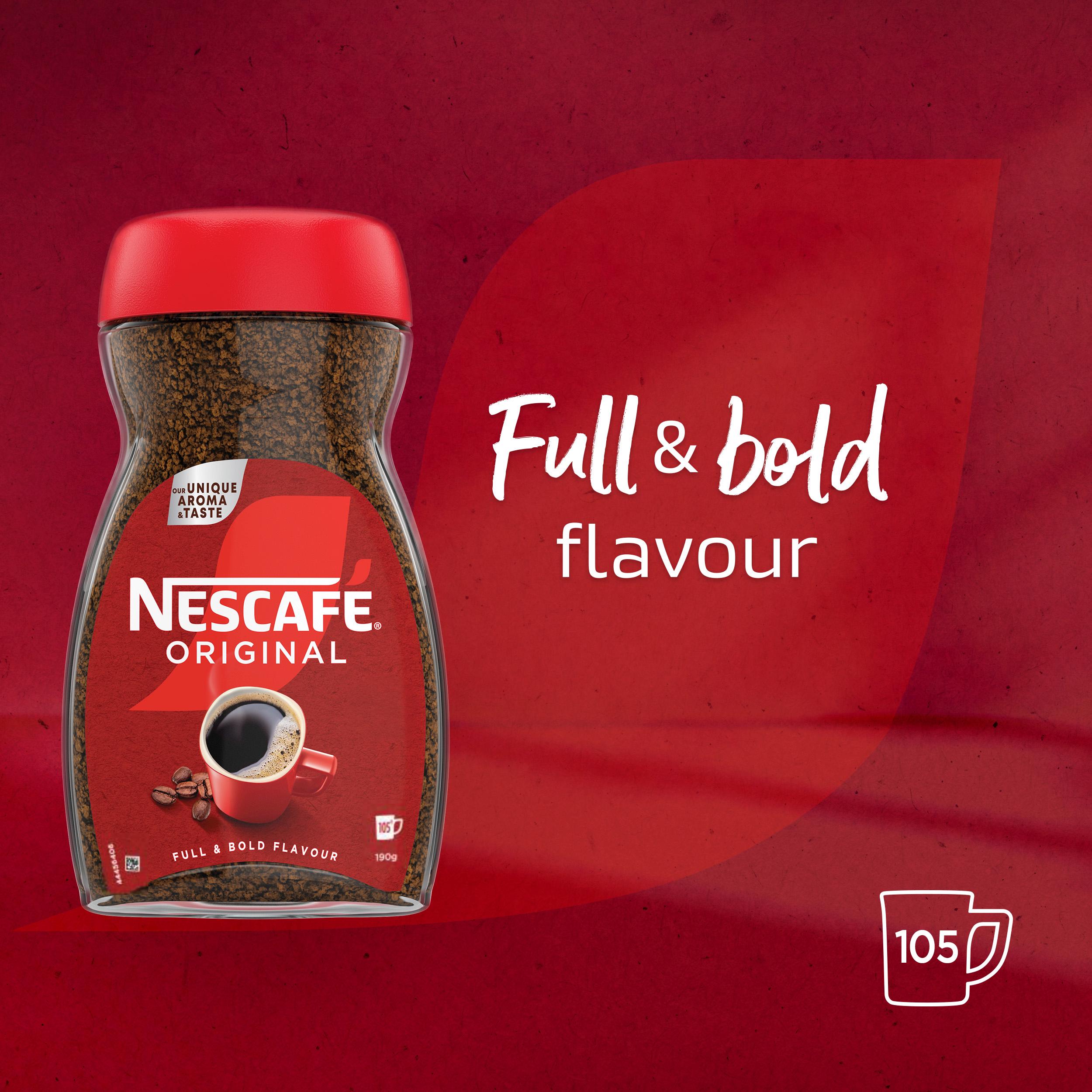 Nescafé Original Instant Coffee 190g thumbnail 3