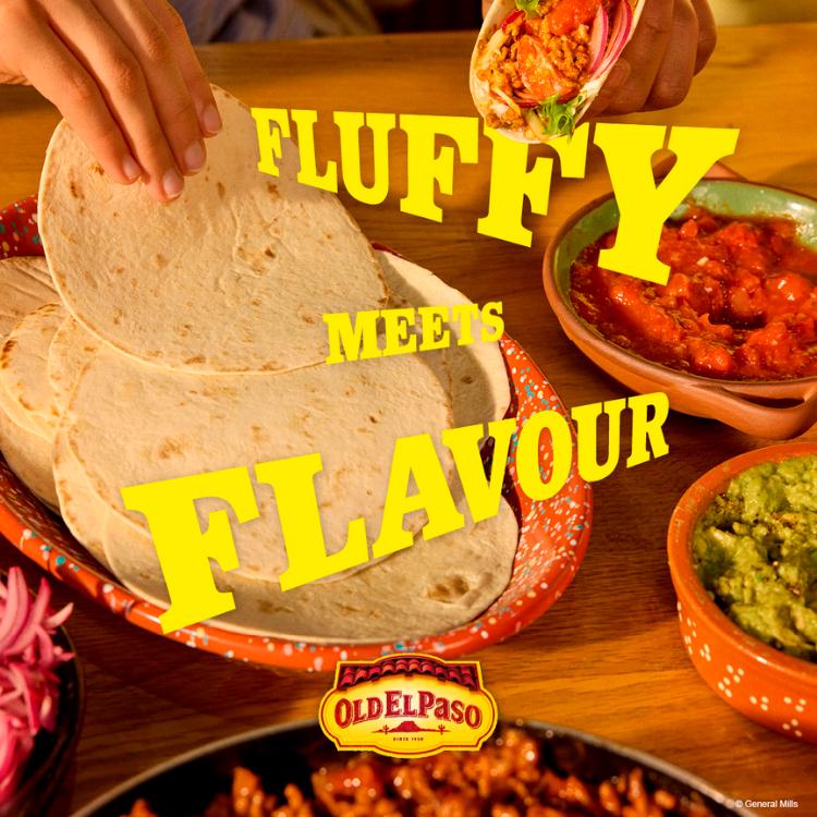 Old El Paso Mexican Regular Soft Flour Tortilla Wraps x8 326g thumbnail 5
