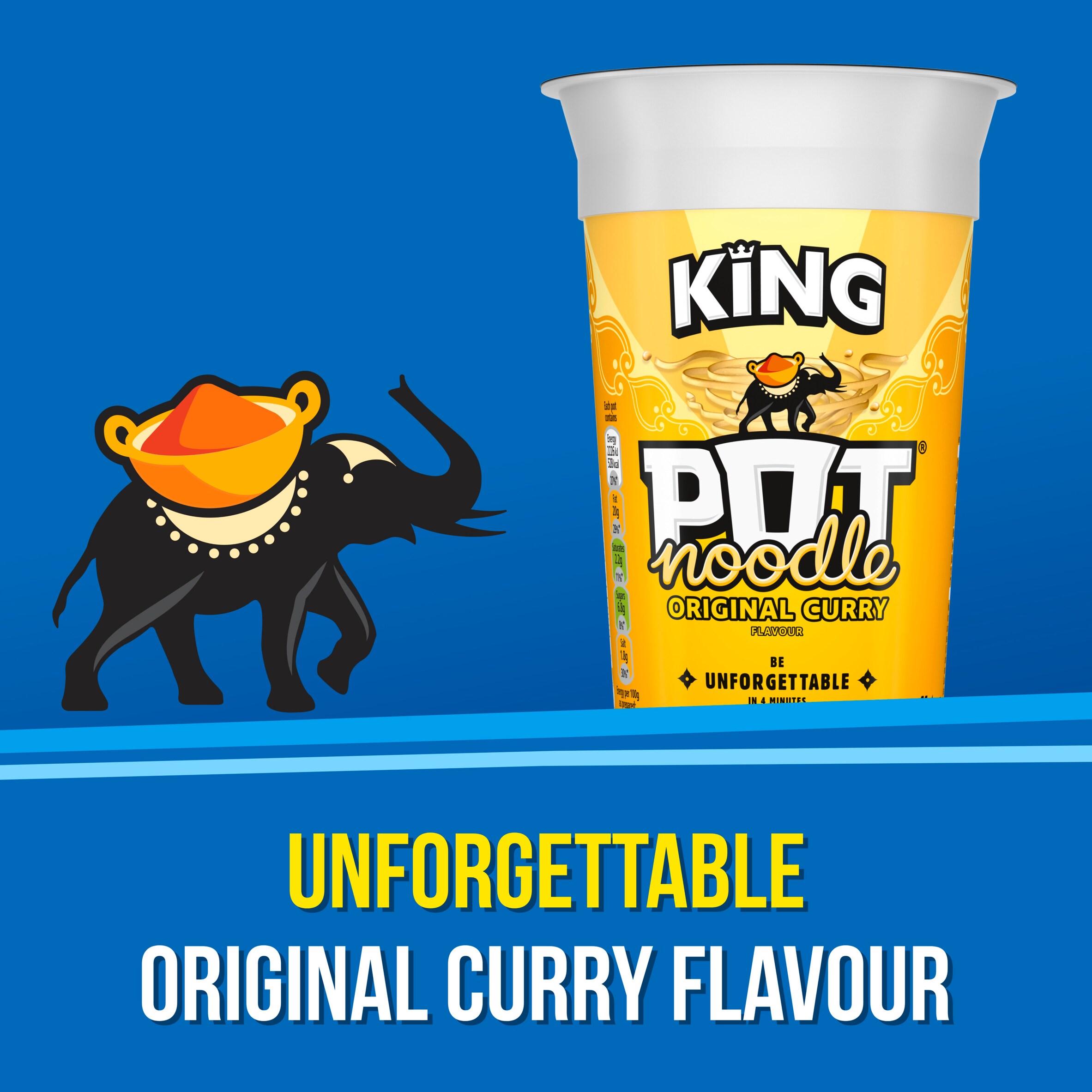 Pot Noodle King Original Curry 114g thumbnail 2