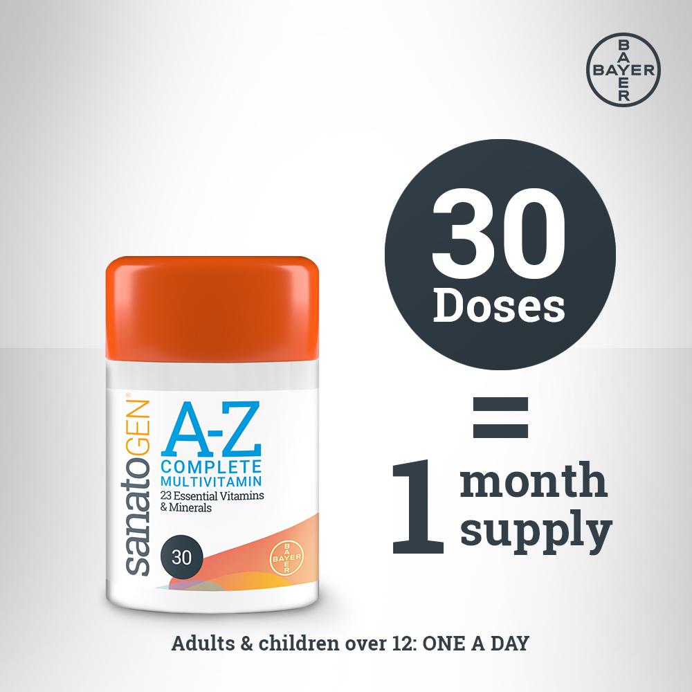 Sanatogen Vital 50+ Multivitamin Tablets x30 thumbnail 2