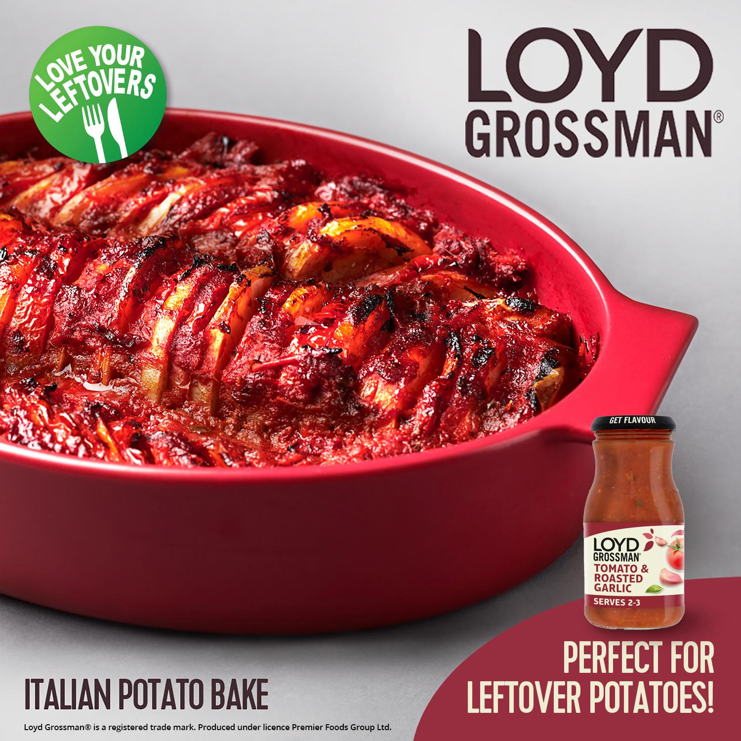 Loyd Grossman Pasta Sauce, Roasted Garlic & Tomato 350g thumbnail 2