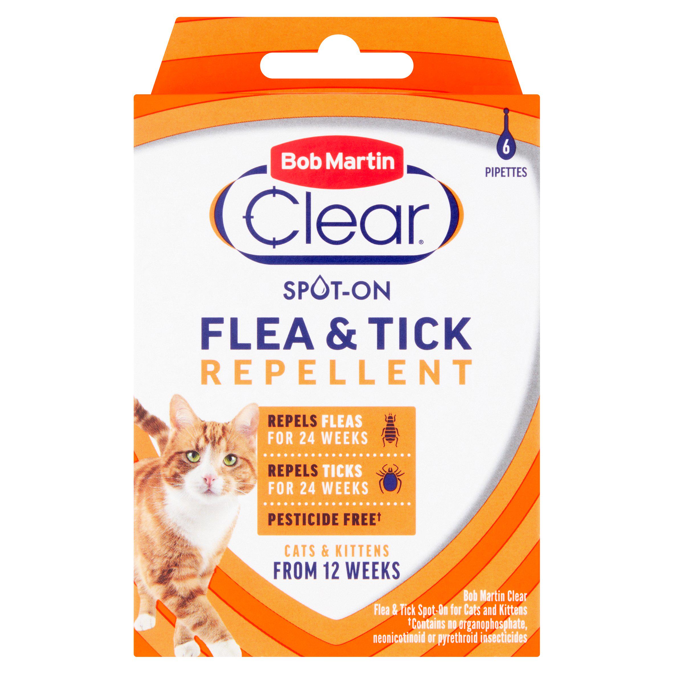 Bob Martin Spot On Cat 24Wk Flea 6 Pipettes