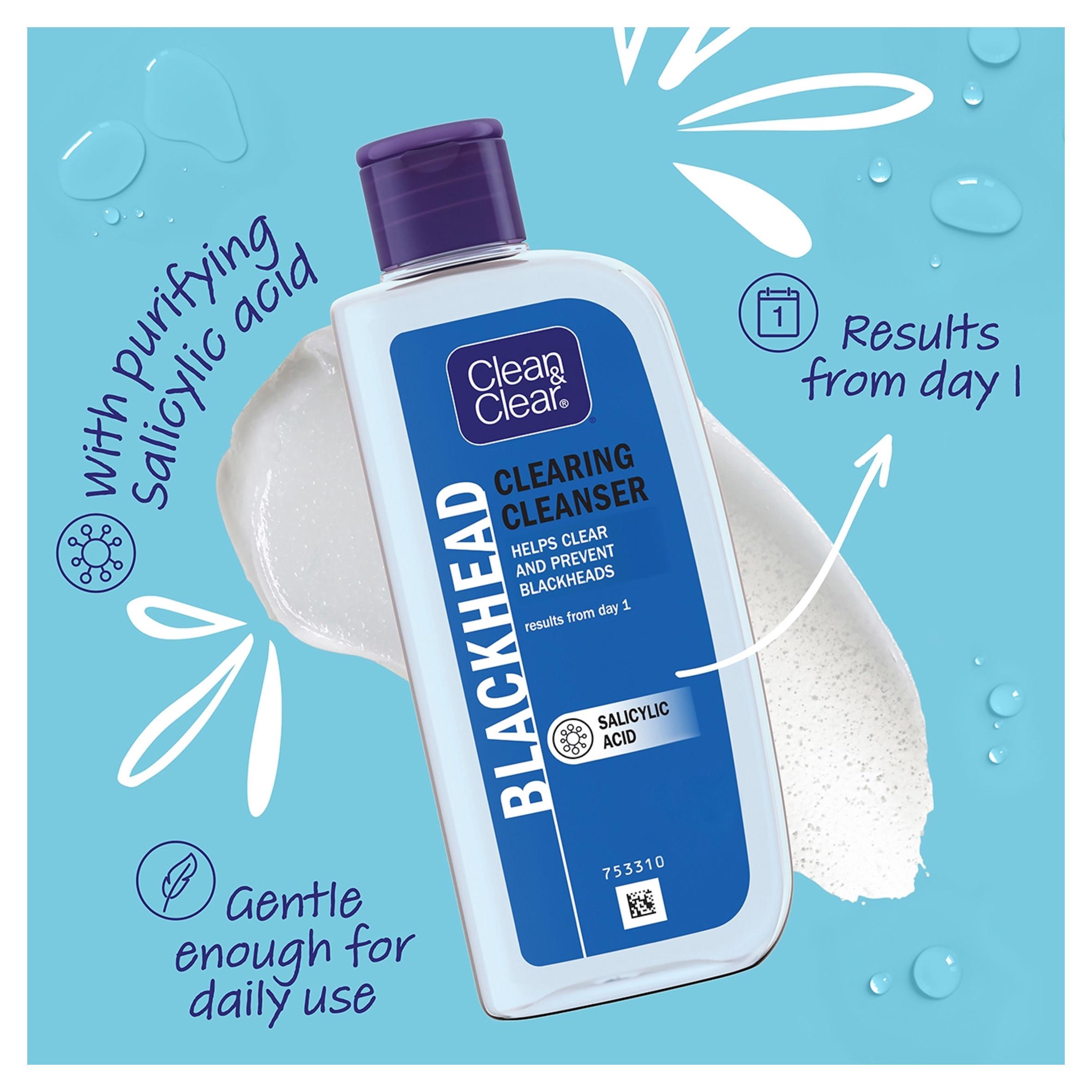 Clean & Clear Blackhead Clearing Oil Free Cleanser Face Wash 200ml thumbnail 2