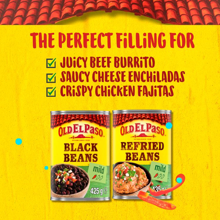 Old El Paso Mexican Refried Beans 435g thumbnail 2