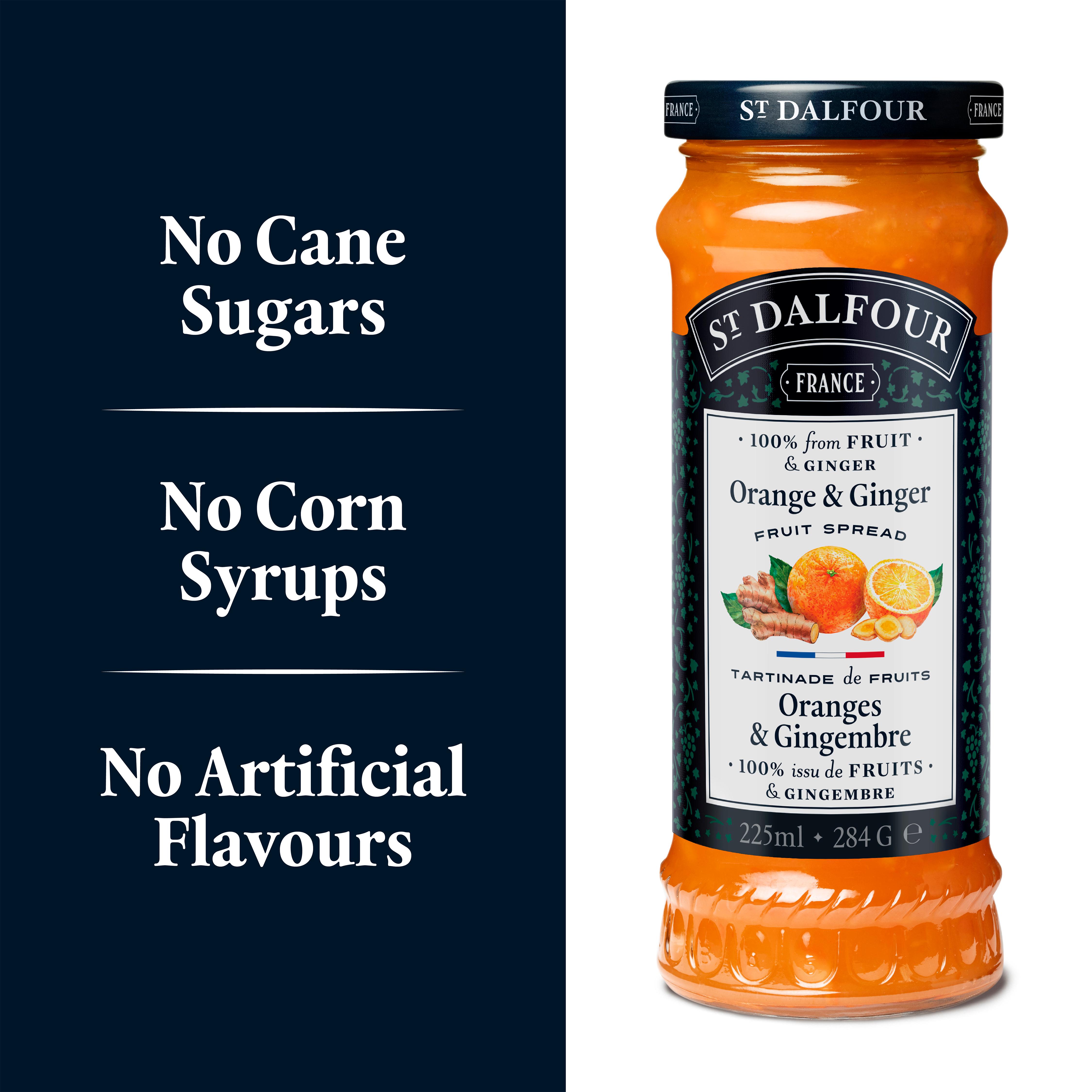 St Dalfour Orange & Ginger Jam 284g thumbnail 2