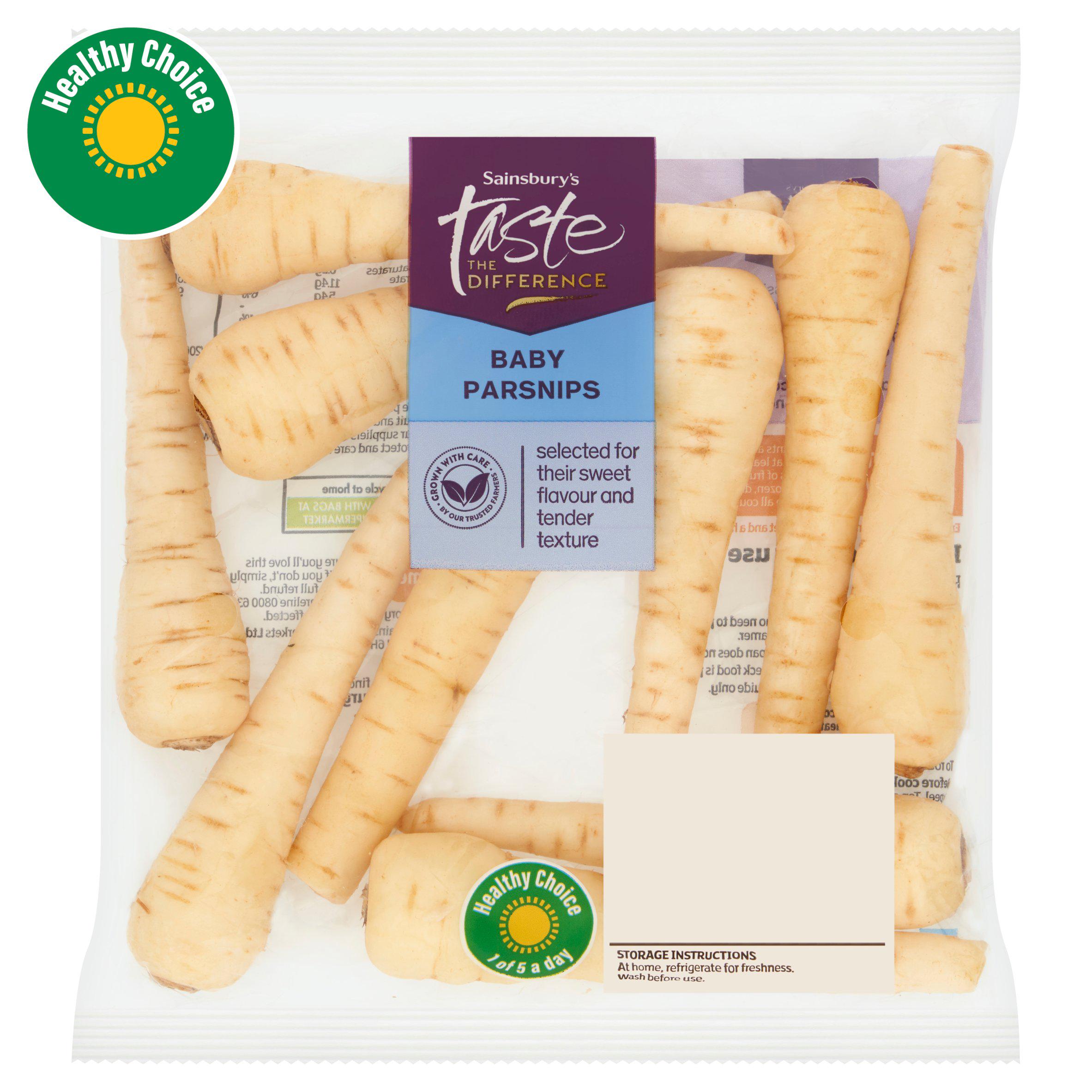 Sainsbury's British Heritage Baby Parsnips, Taste the Difference 230g