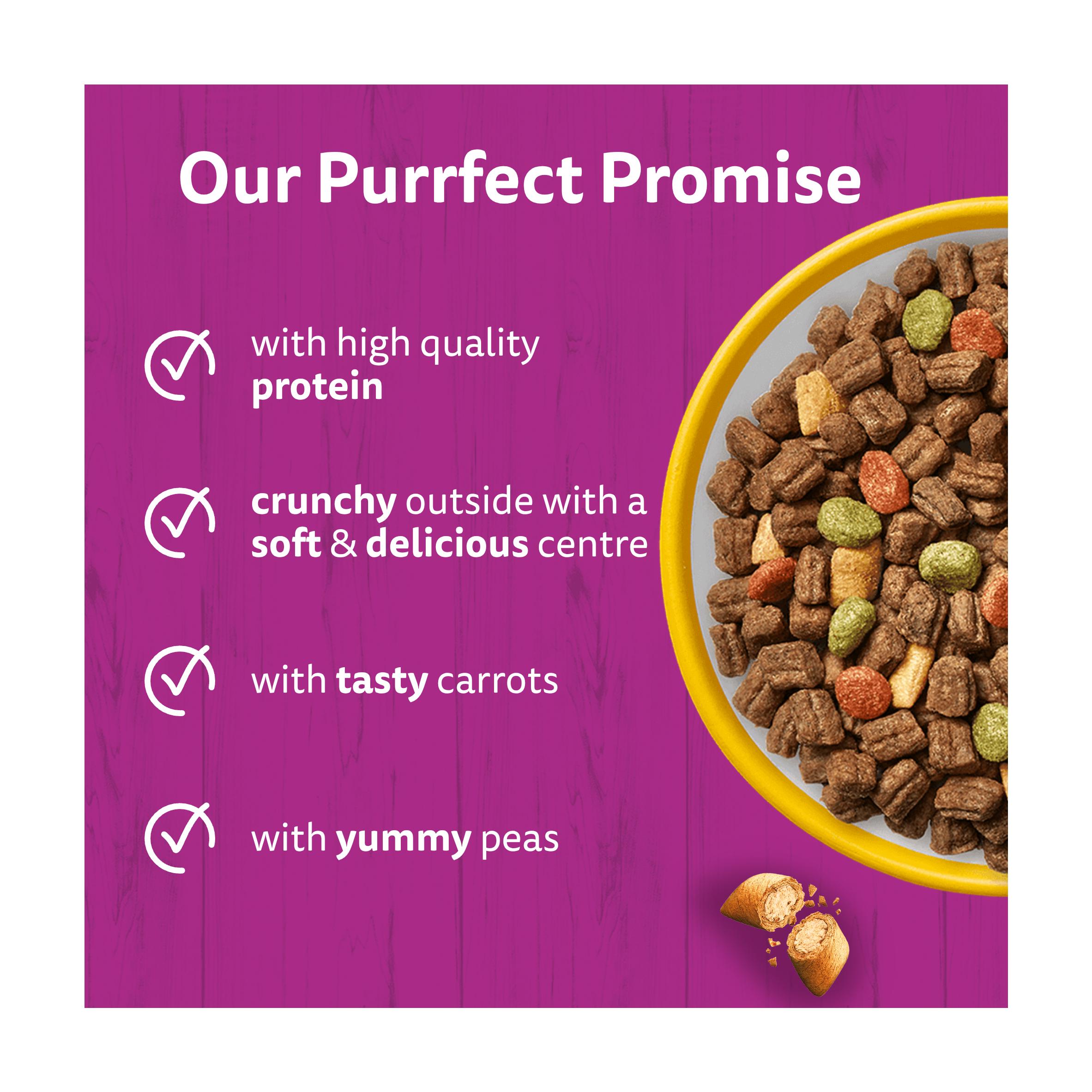 Whiskas 1+ Chicken Complete Adult Dry Cat Food 1.9kg thumbnail 2