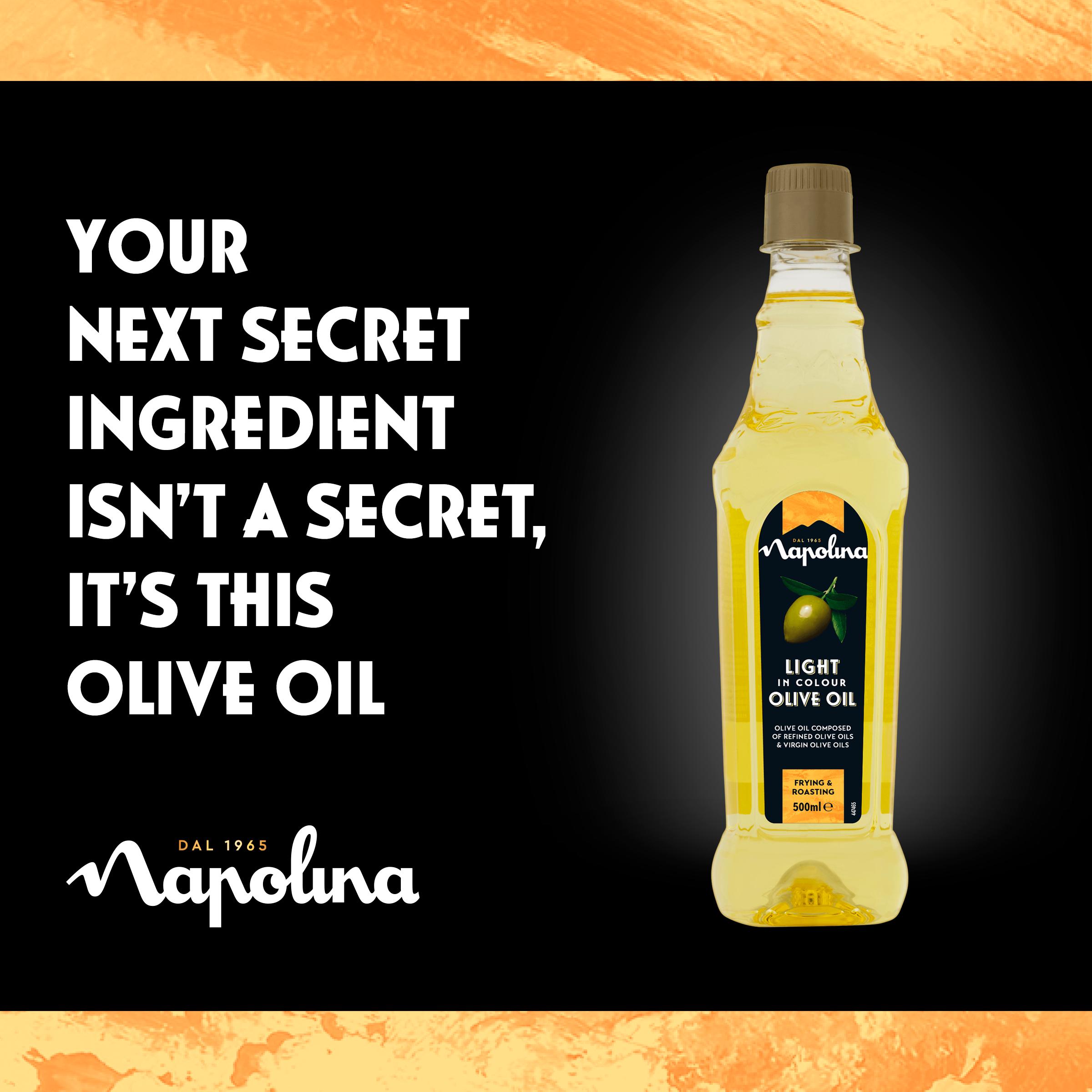 Napolina Light in Colour Olive Oil 500ml thumbnail 2