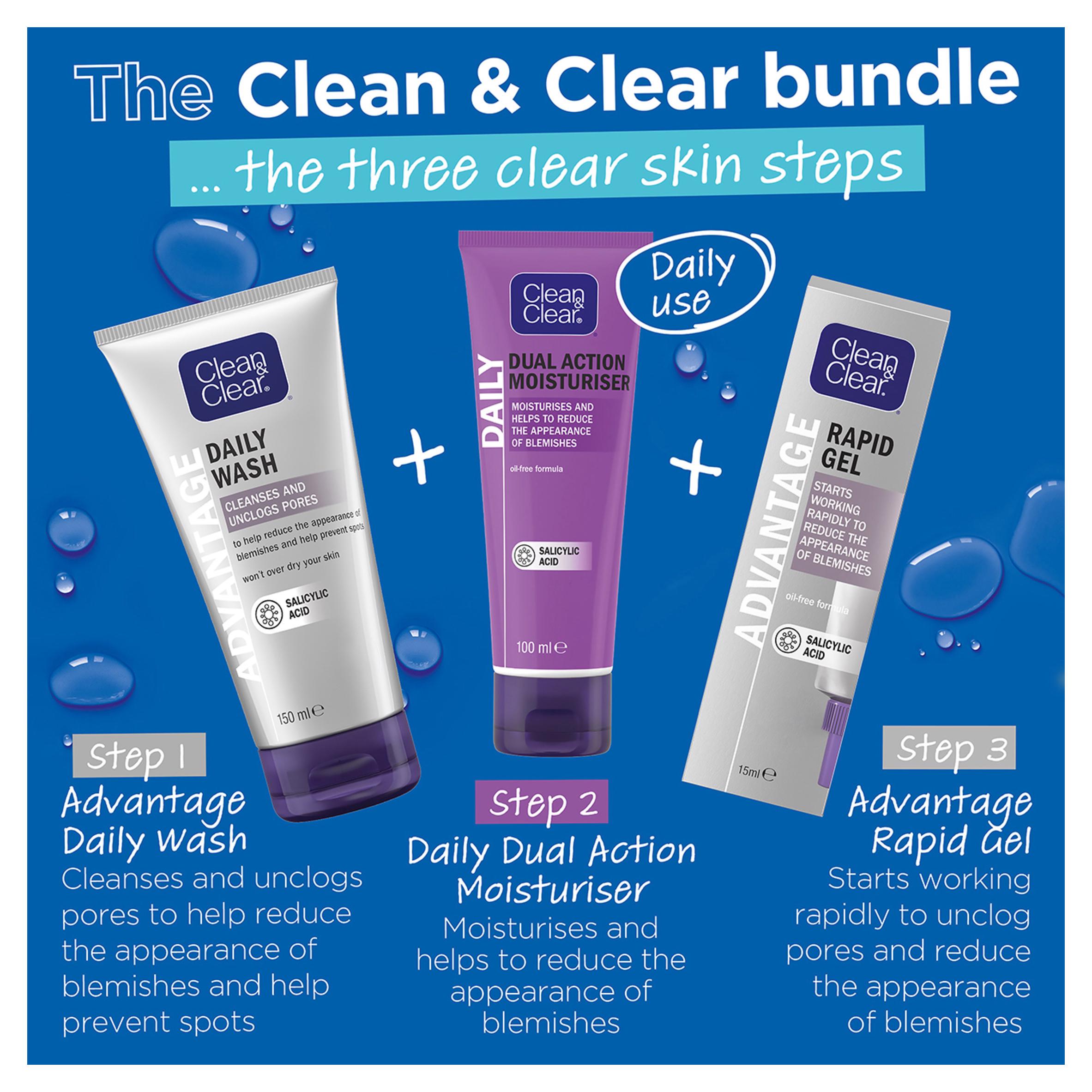 Clean & Clear Advantage Rapid Gel Blemish Reduction Skincare 15ml thumbnail 5