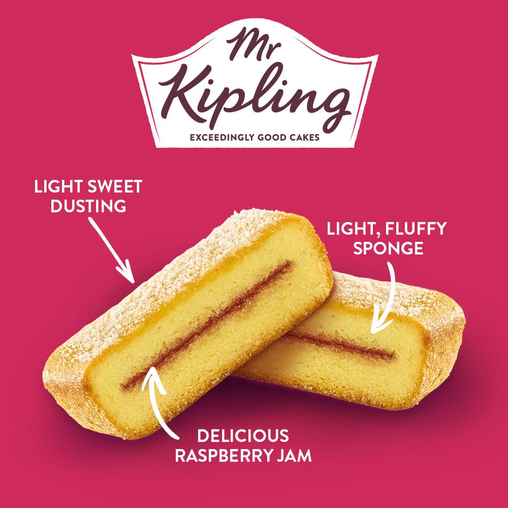 Mr Kipling Victoria Cake Slices x6 thumbnail 2