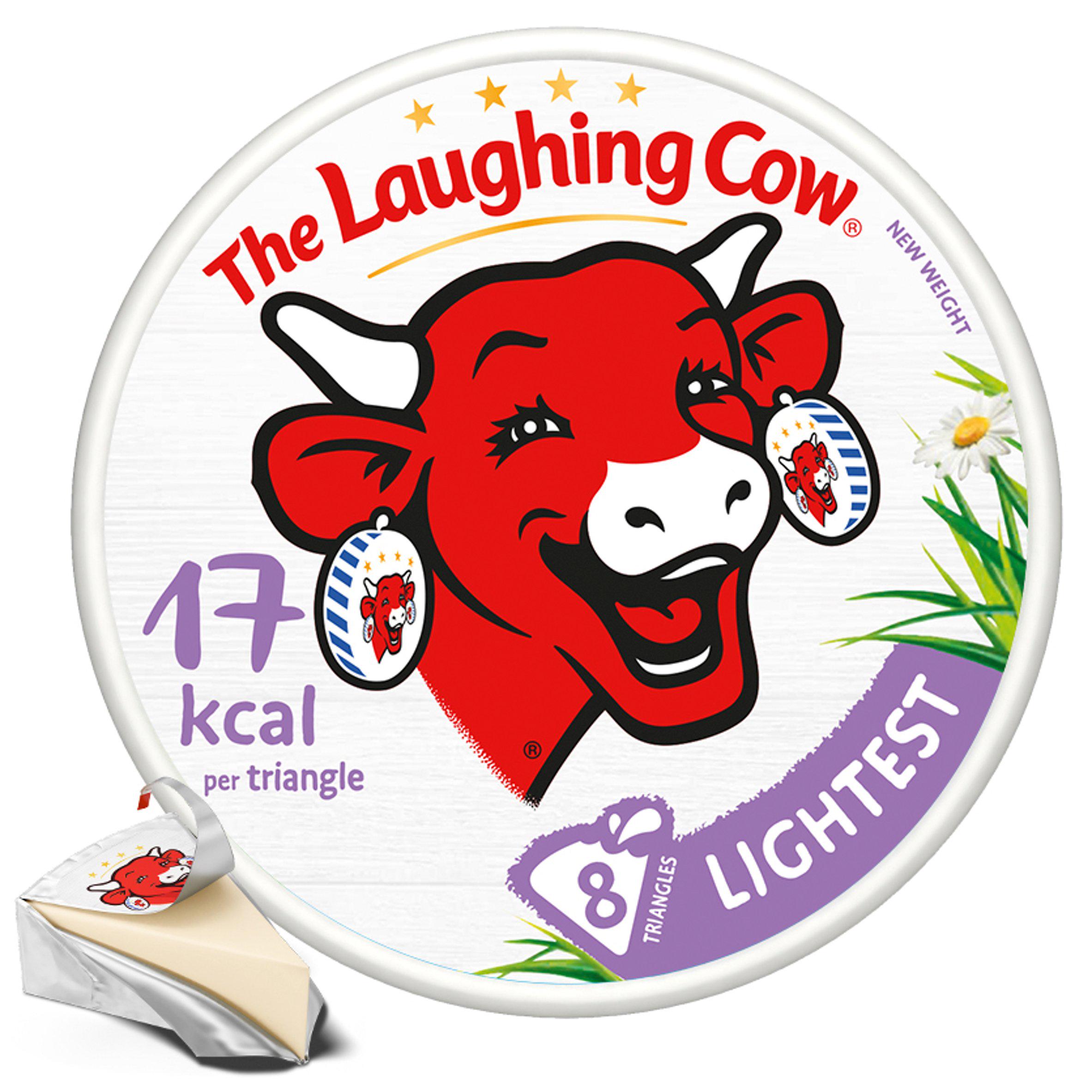 The Laughing Cow Lightest Cheese Triangles x8 120g