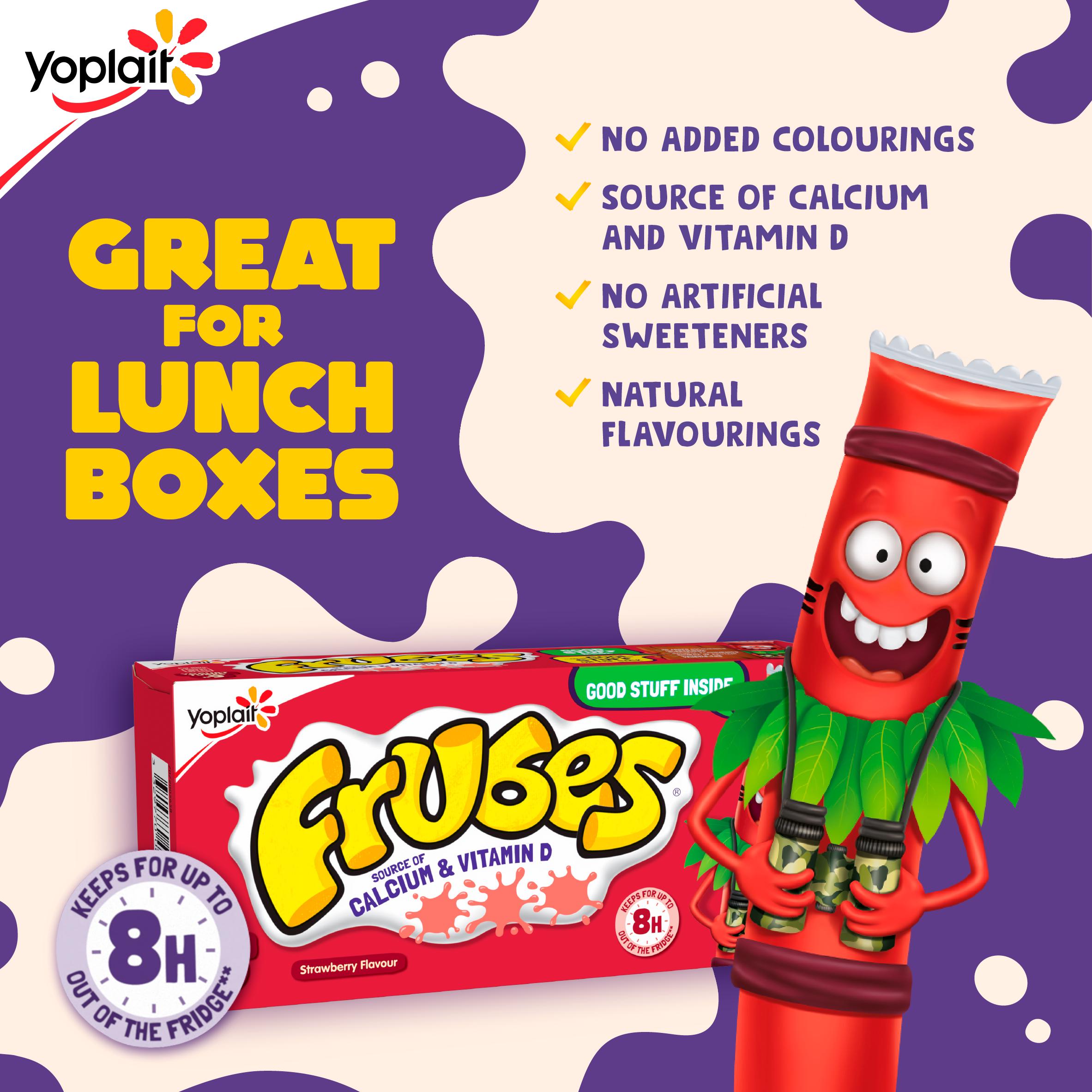 Frubes Kids Strawberry Yoghurt Tubes 9x37g thumbnail 3
