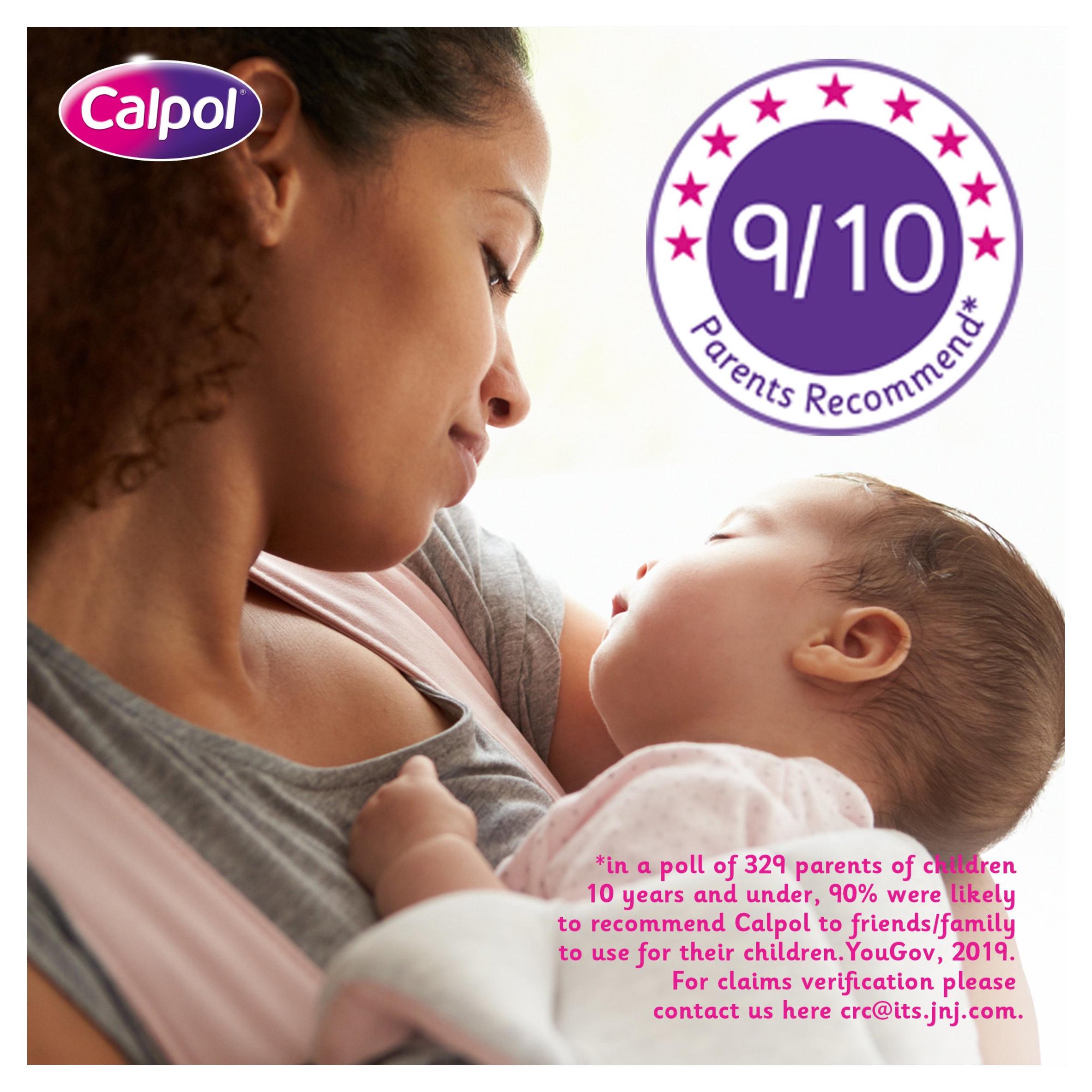 Calpol Infant 100ml Sugar Free 2 + Months Oral Suspension Paracetamol thumbnail 4
