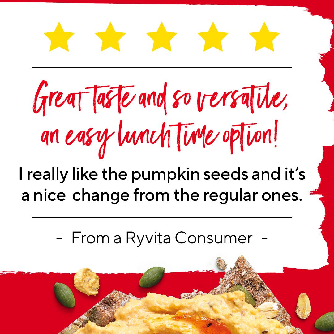 Ryvita Crispbread Pumpkin Seed & Oat Crackers 200g thumbnail 4