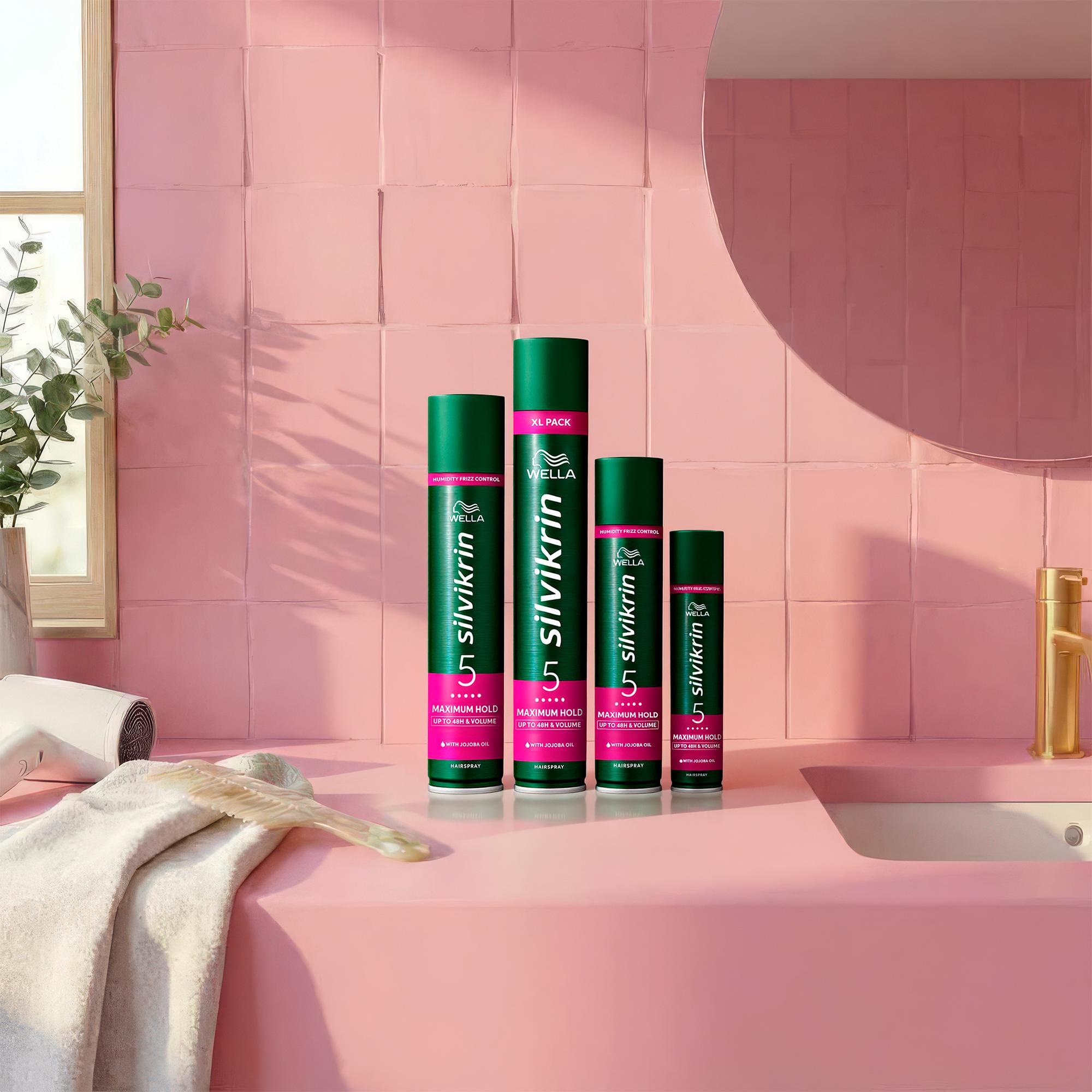 Wella Silvikrin Maximum Hold Hairspray 75ml thumbnail 5