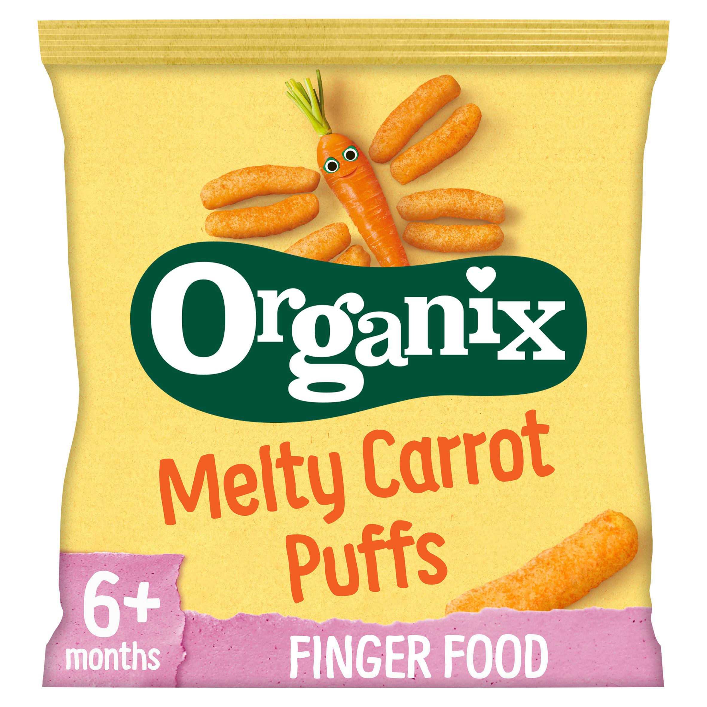 Organix 20g Melty Organic Sweetcorn Rings Baby Puffs 6 months+