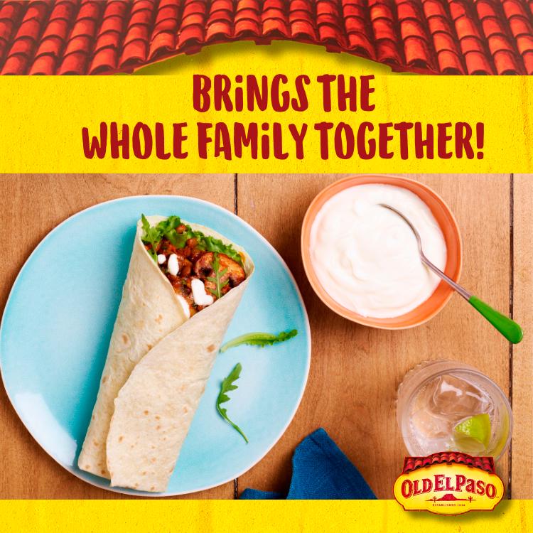 Old El Paso Mexican Large Soft Flour Tortilla Wraps x6 350g thumbnail 3