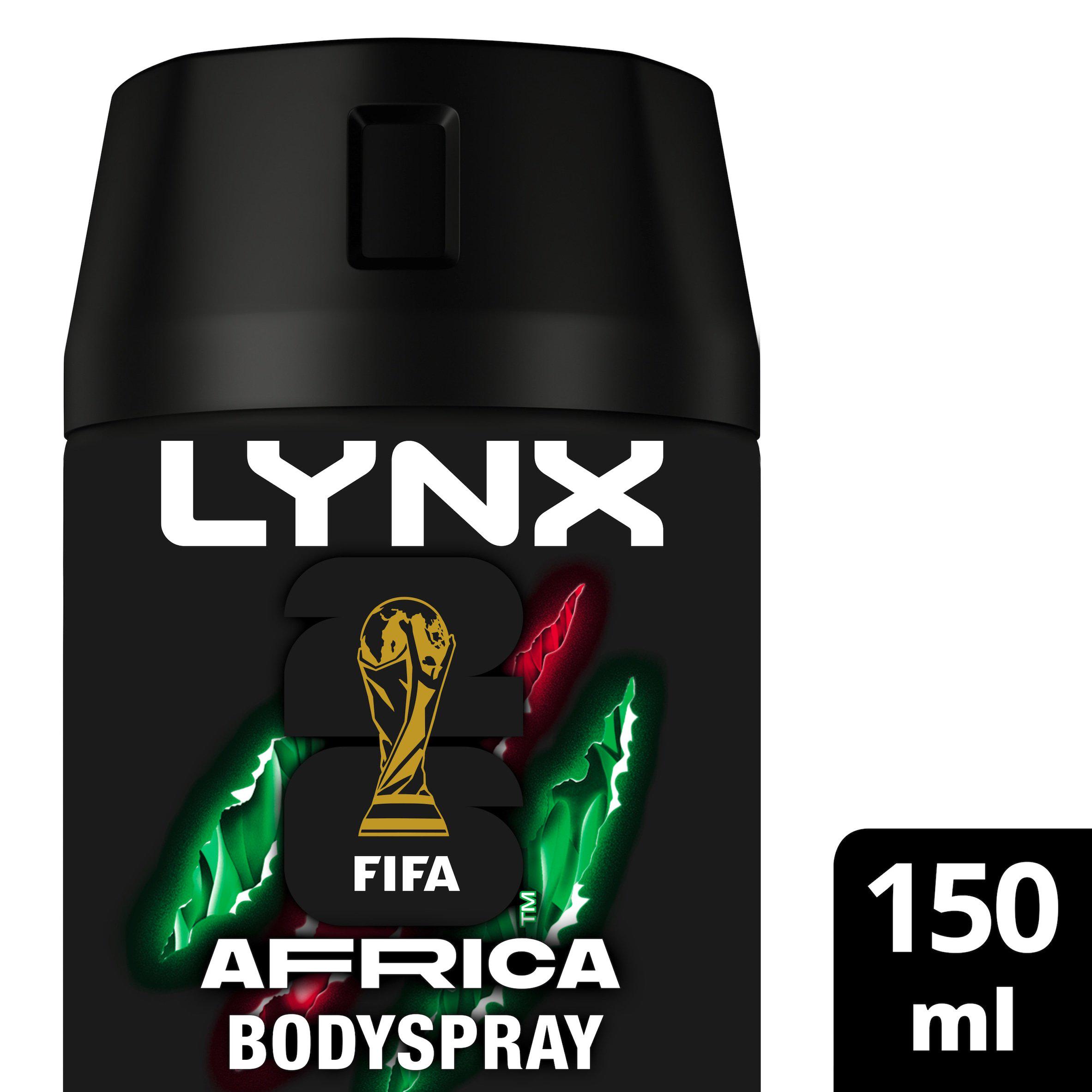 Lynx Africa Body Spray Deodorant Aerosol