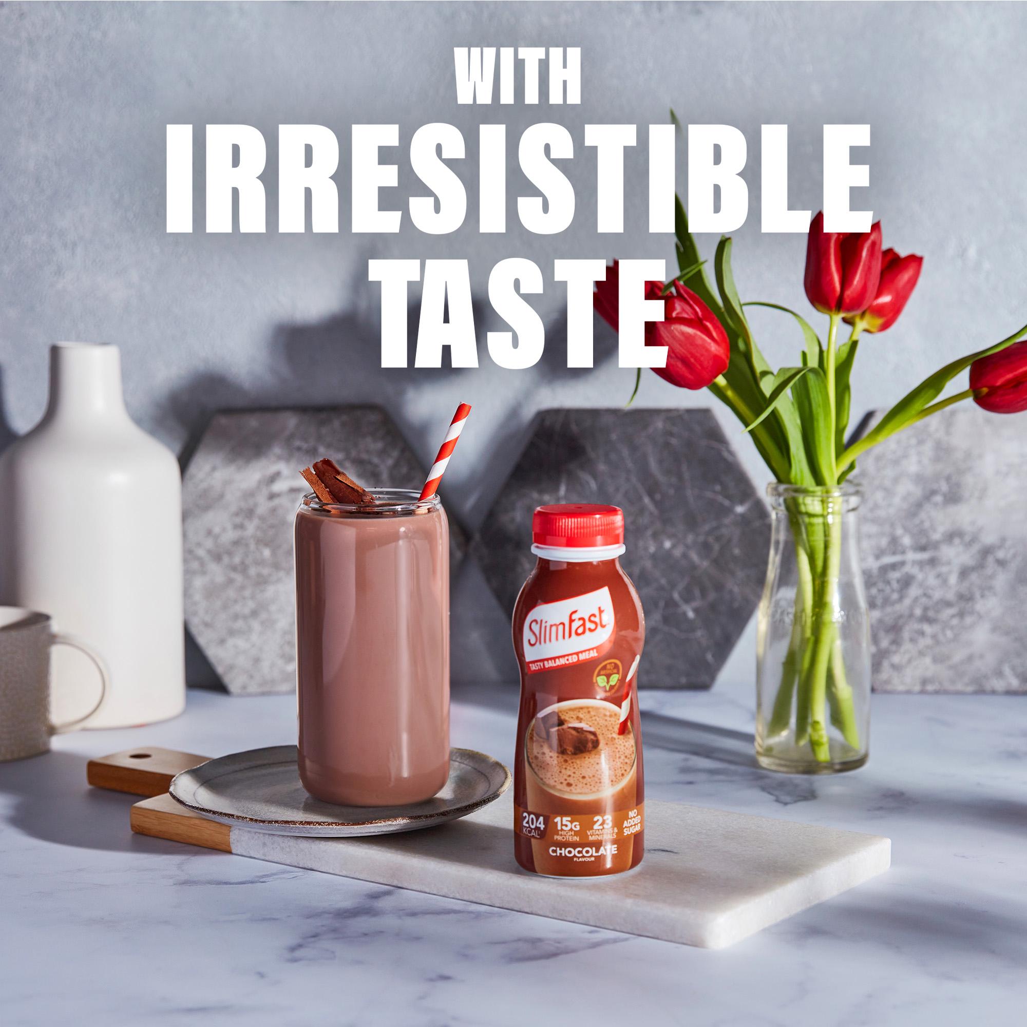 SlimFast Ready to Drink Meal Replacement Shake Chocolate Flavour 6 meals 325ml thumbnail 5