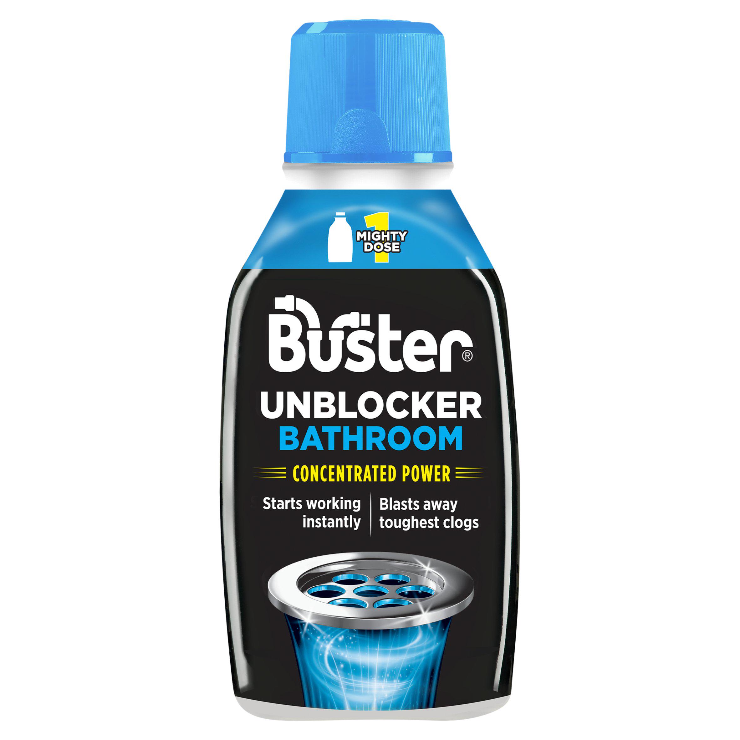 Buster Bathroom Drain Clear