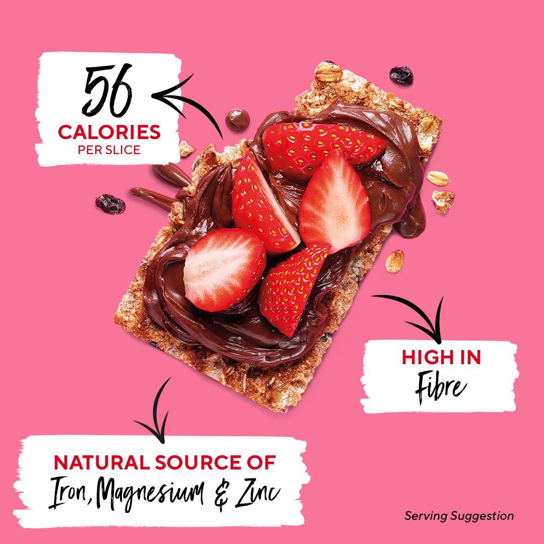 Ryvita Crispbread Fruit Crunch Currant Seed & Oat Crackers 200g thumbnail 3