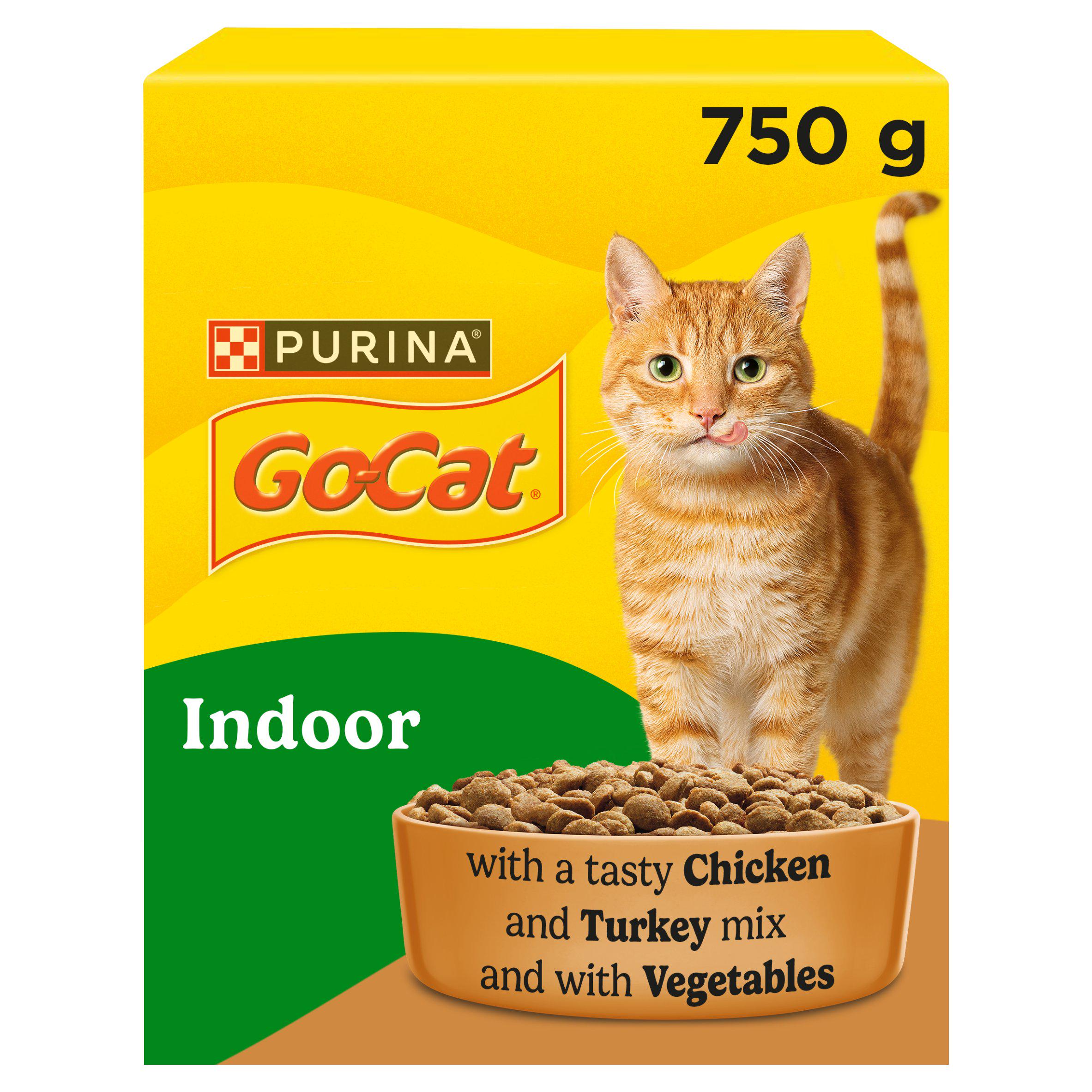 Go-Cat Chicken & Garden Greens Indoor Dry Cat Food 750g