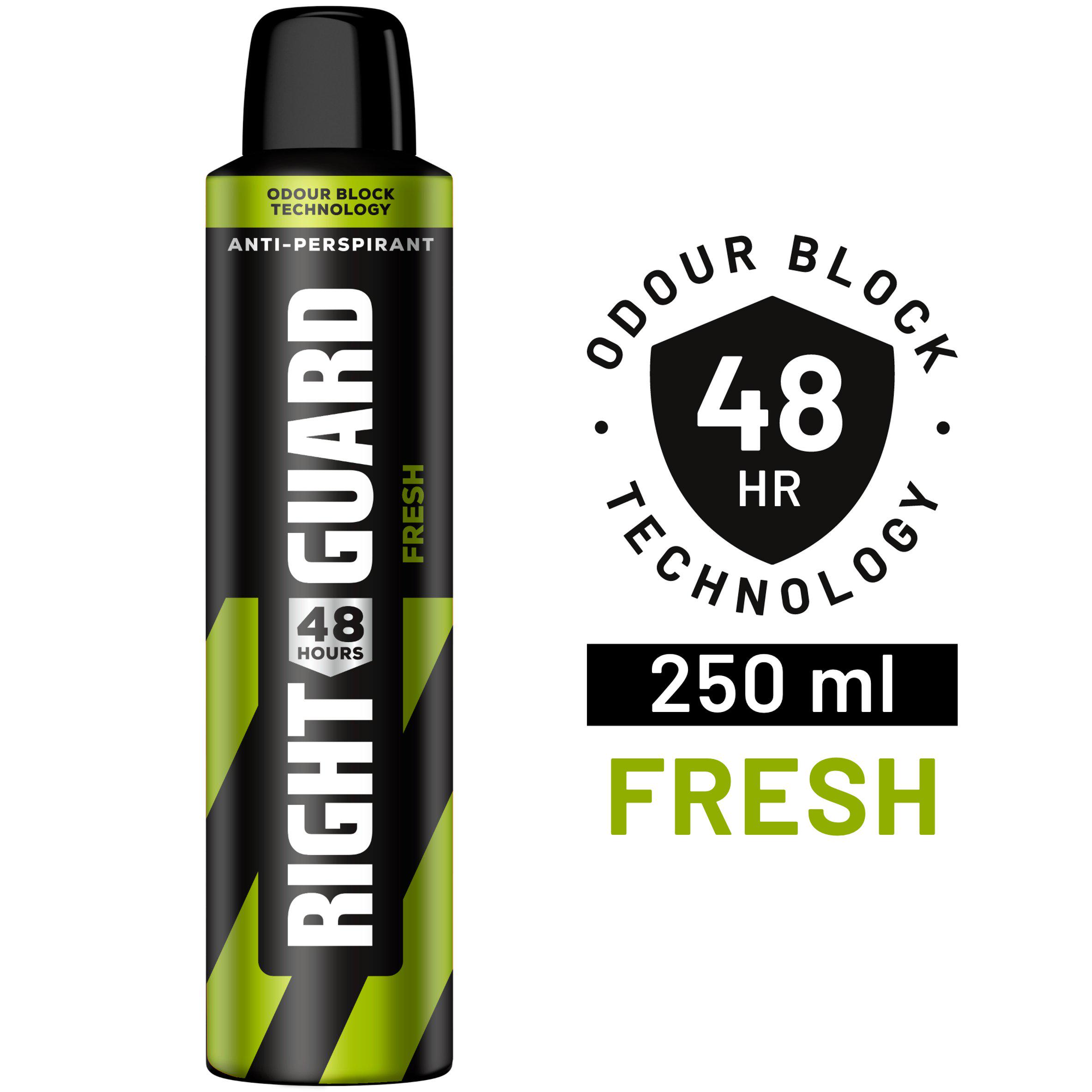 Right Guard Men 48h Antiperspirant Deodorant Fresh 250ml