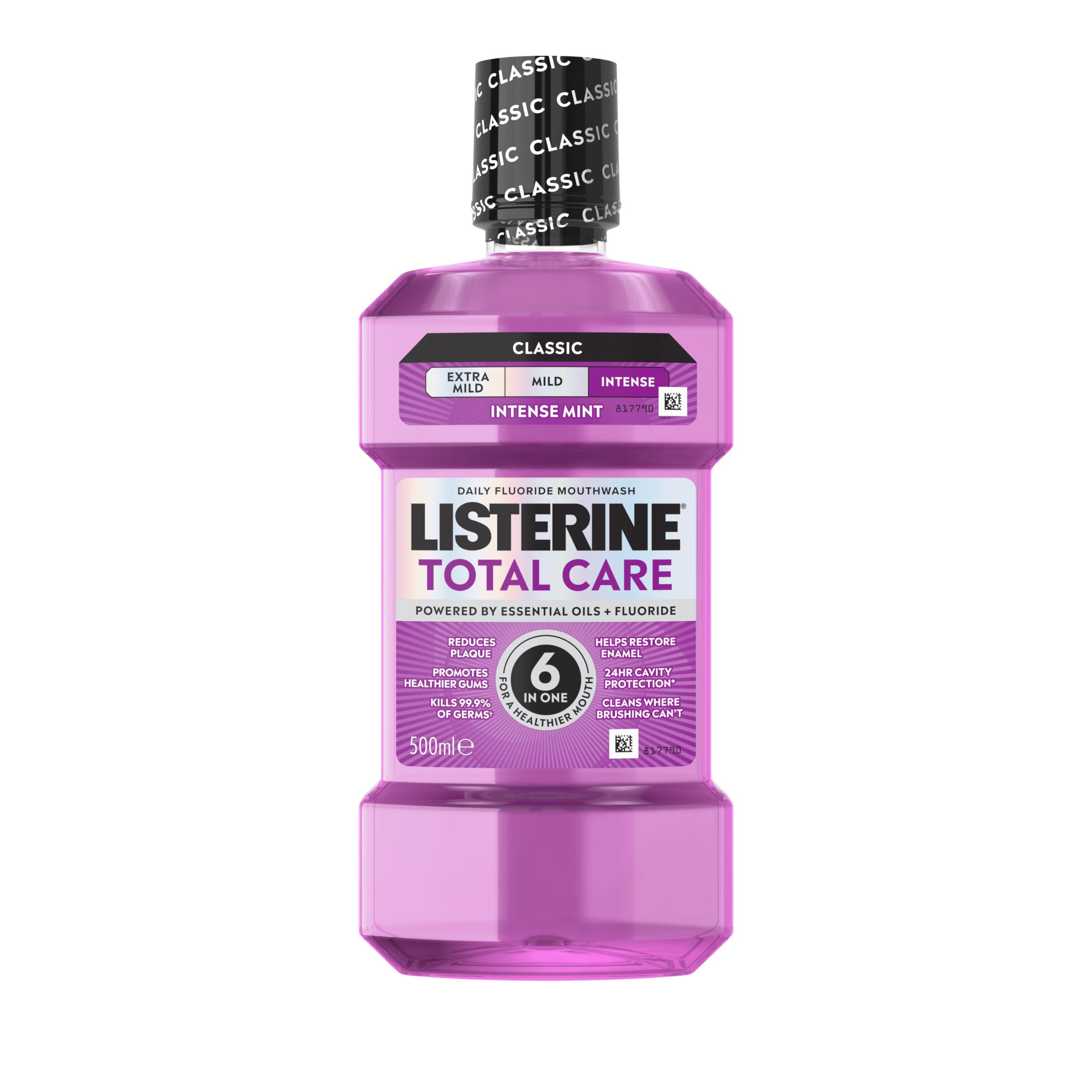 Listerine Total Care 10 in 1 Benefit Clean Mint Mouthwash 500ml thumbnail 2