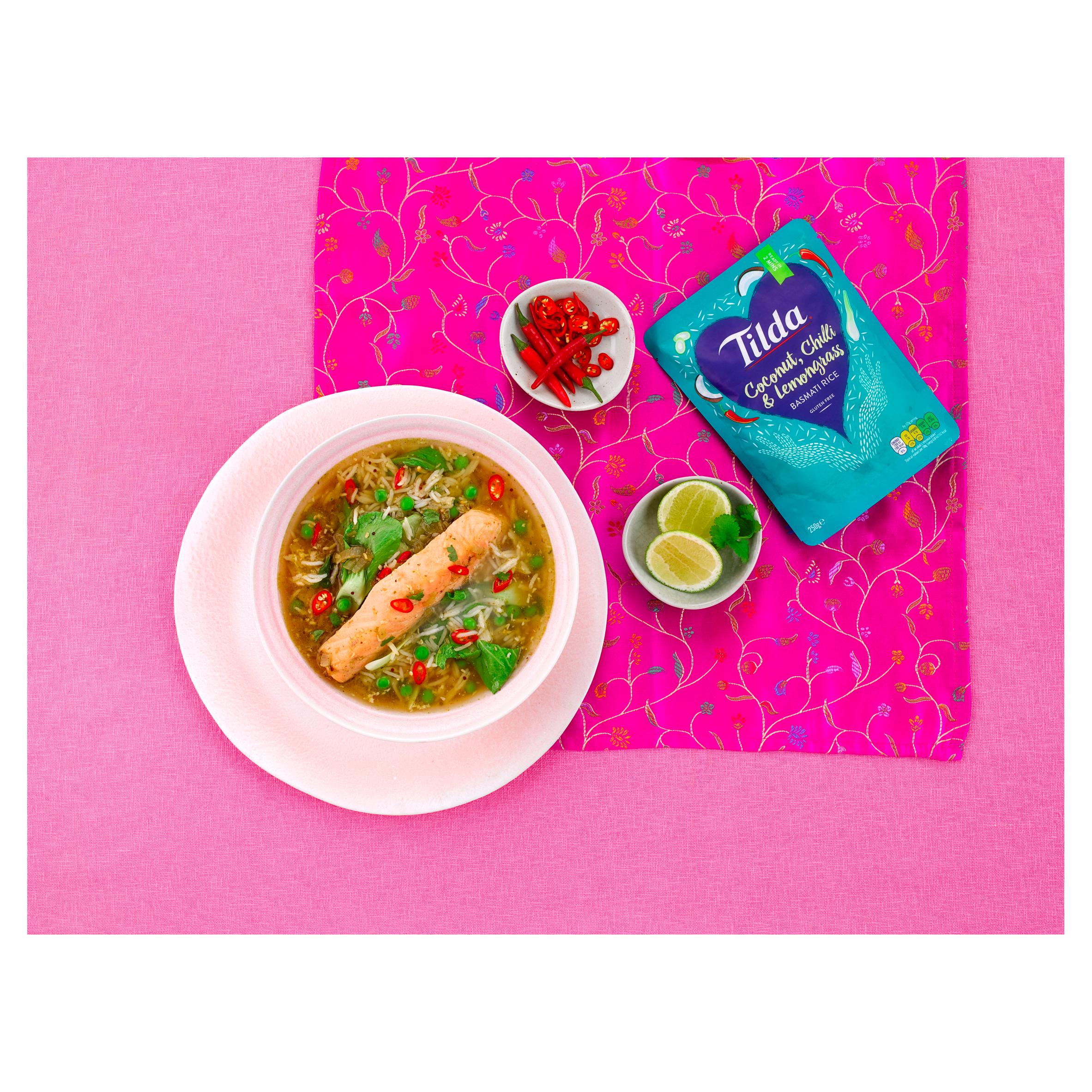 Tilda Microwave Rice Coconut Chilli & Lemongrass Basmati 250g thumbnail 4