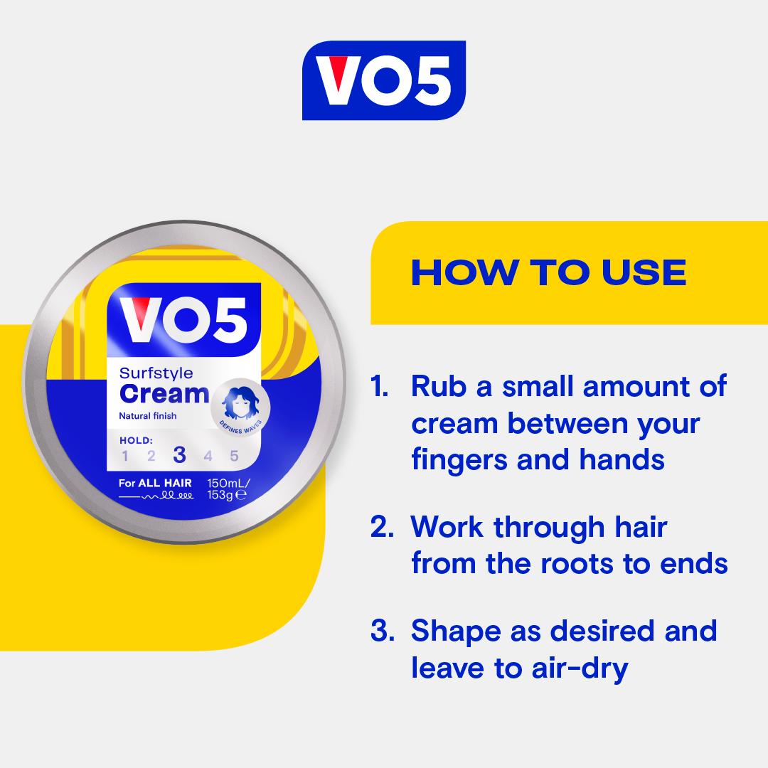 VO5 SurfStyle Natural Hold Hair Paste 150ml thumbnail 4
