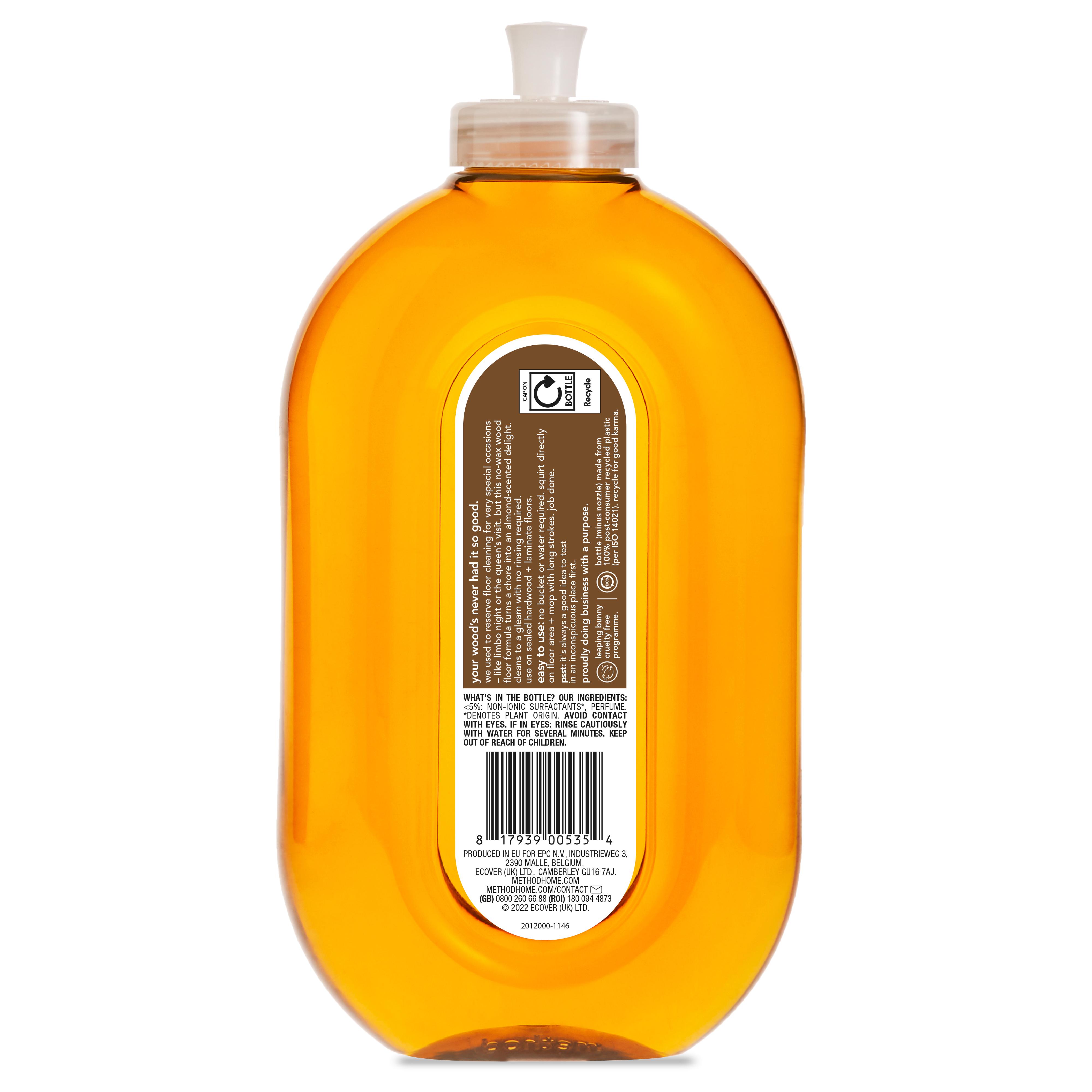 Method Wood Floor Cleaner, Almond, 739ml thumbnail 2