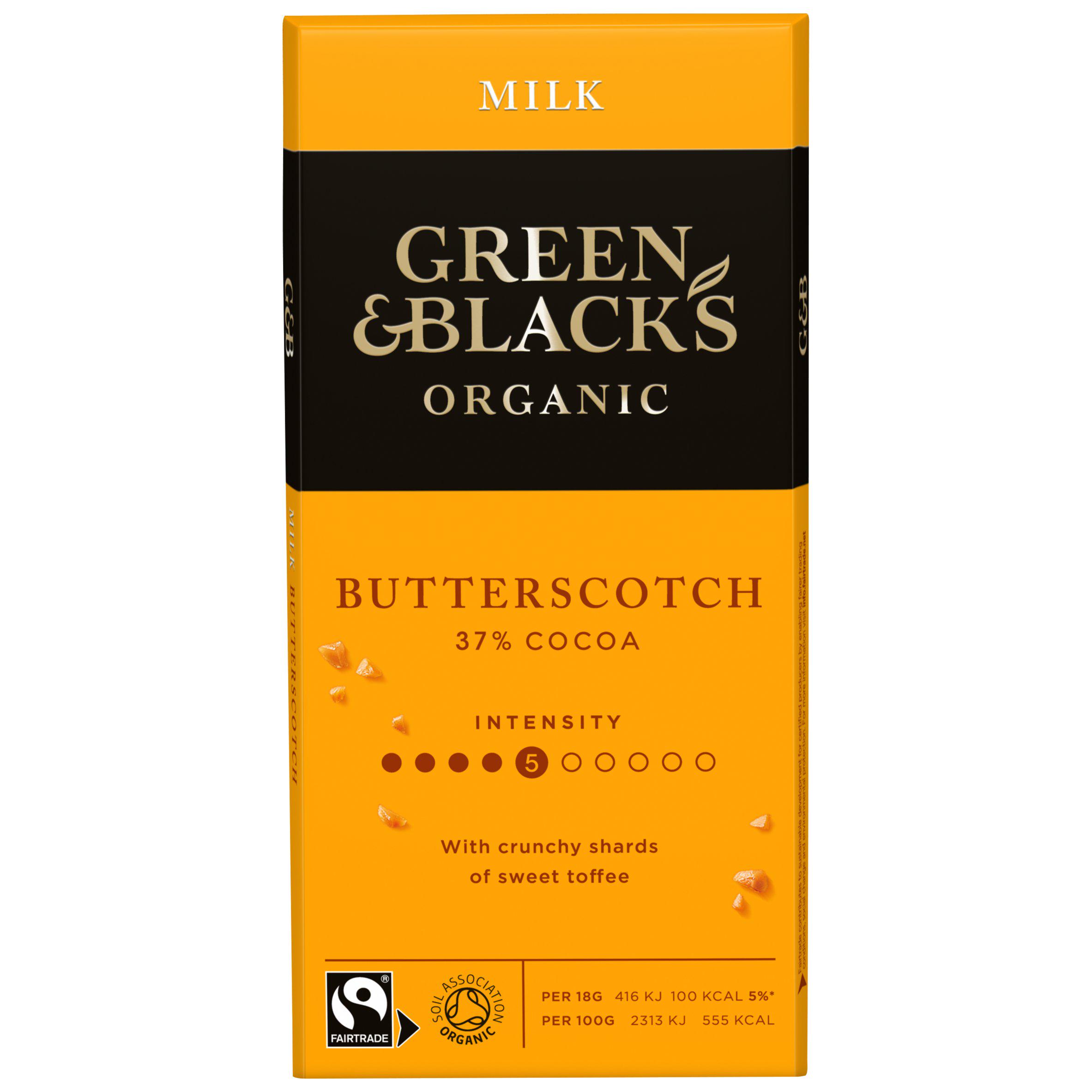 Green & Black's Organic Butterscotch Milk Chocolate Bar