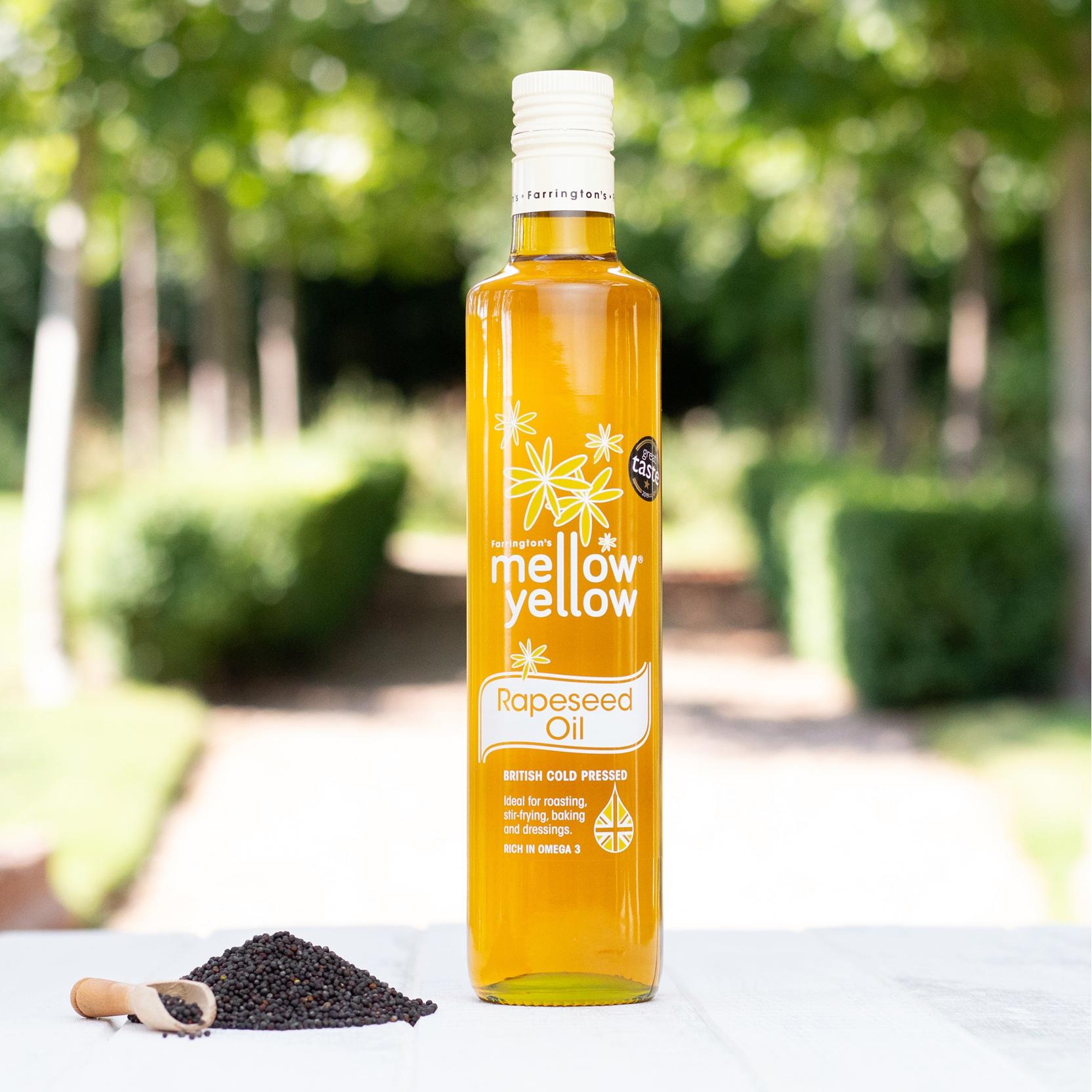 Farrington's Mellow Yellow Cold Pressed Rapeseed Oil 500ml thumbnail 3