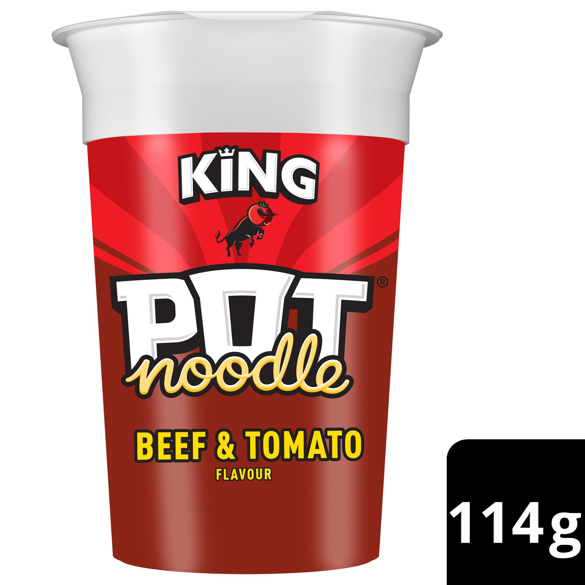 King Pot Noodle Beef & Tomato