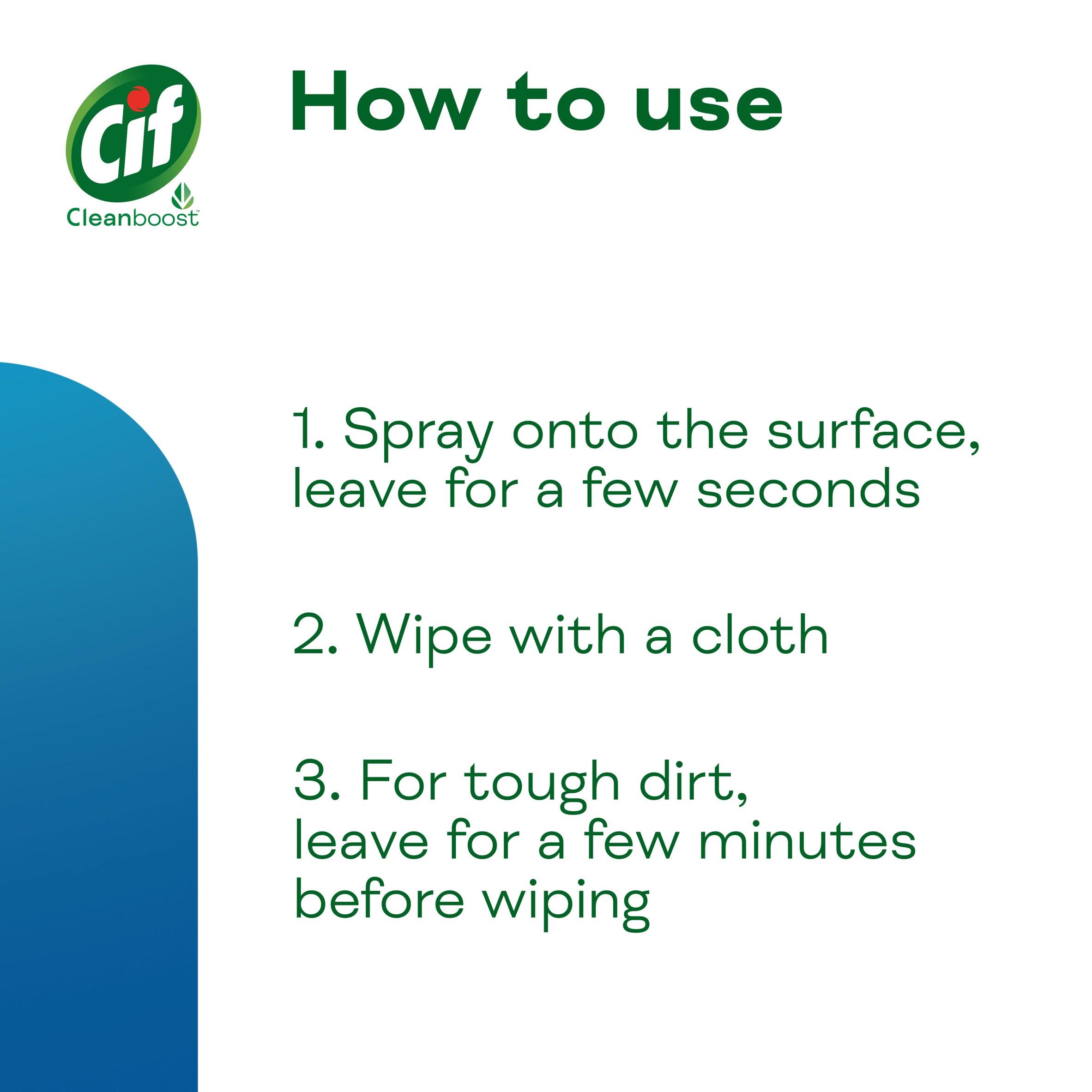 Cif Power & Shine Bathroom Cleaner Spray 700ml thumbnail 4