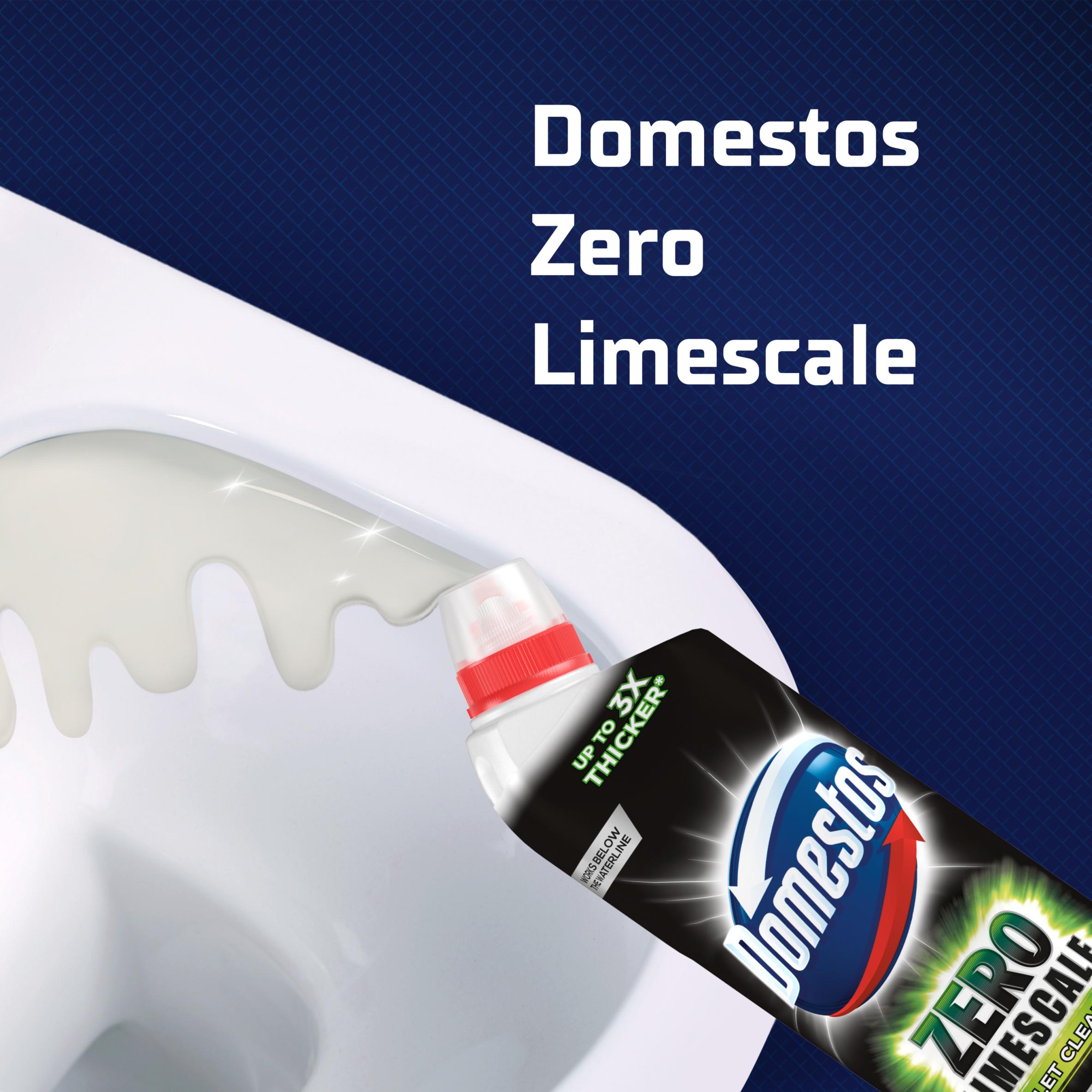 Domestos Zero Limescale Remover Lime Toilet Cleaner 750ml thumbnail 2