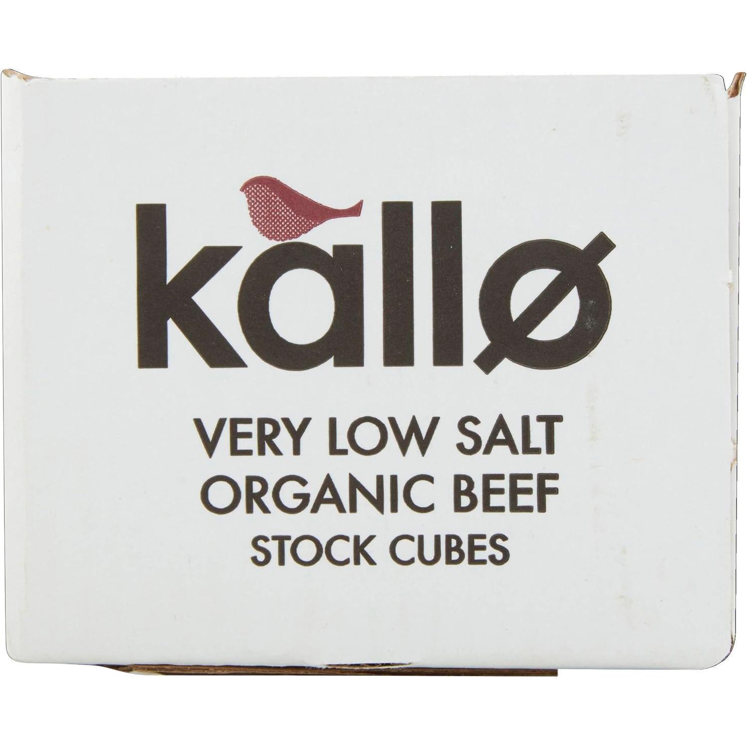 Kallo Very Low Salt Beef Stock Cubes 6x8g thumbnail 4
