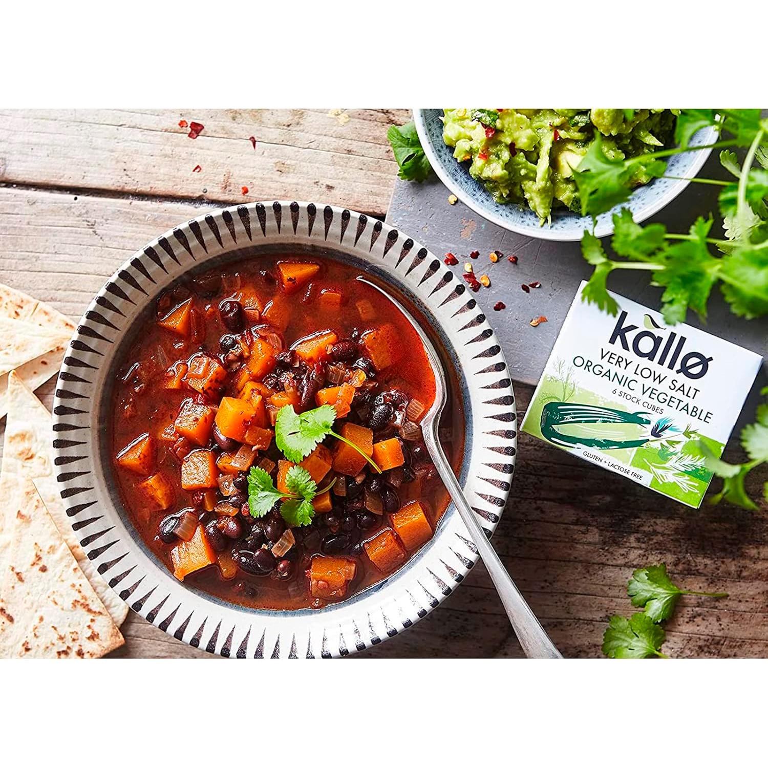 Kallo Very Low Salt Vegetable Stock Cubes 6x10g thumbnail 4