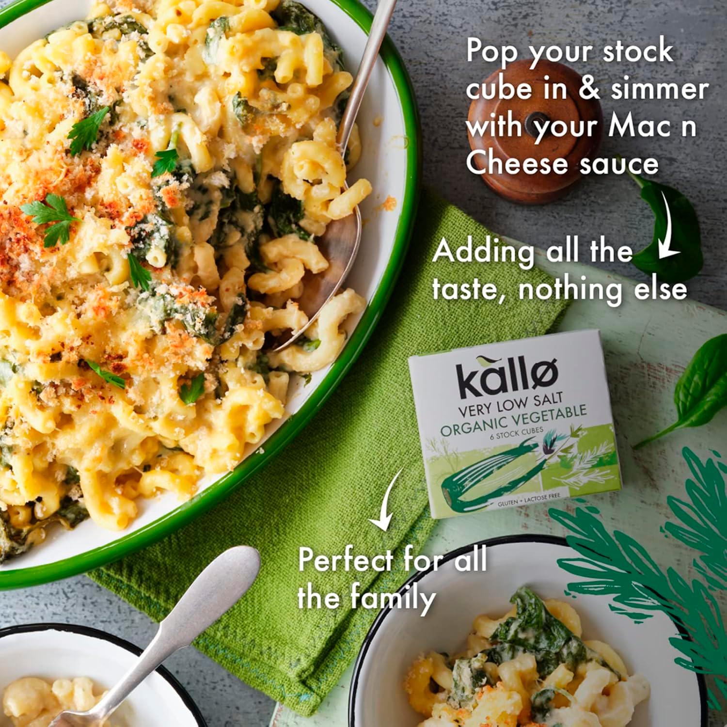 Kallo Very Low Salt Vegetable Stock Cubes 6x10g thumbnail 5