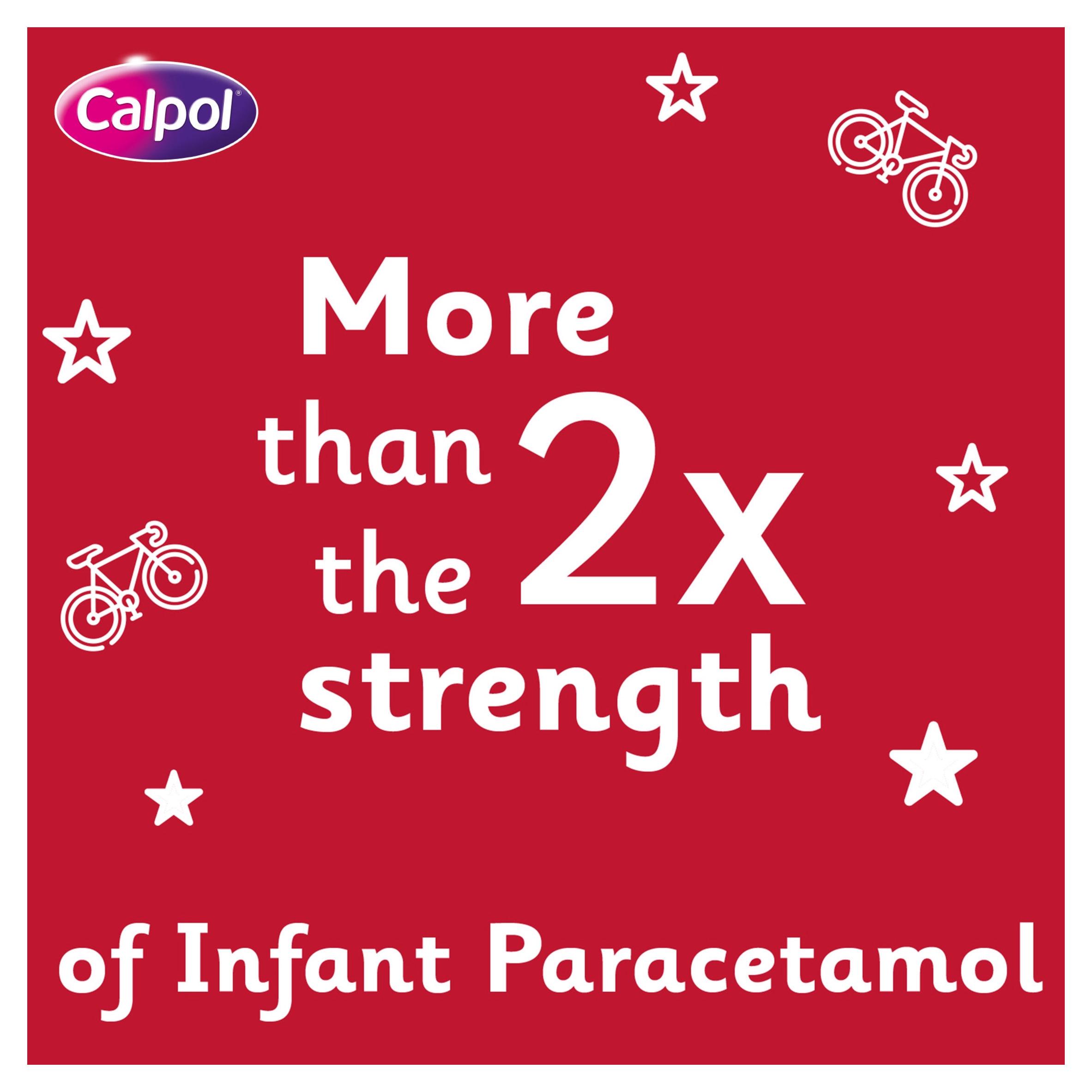 Calpol SixPlus 80ml Sugar Free Suspension 6+ Years Strawberry Flavour Paracetamol thumbnail 5