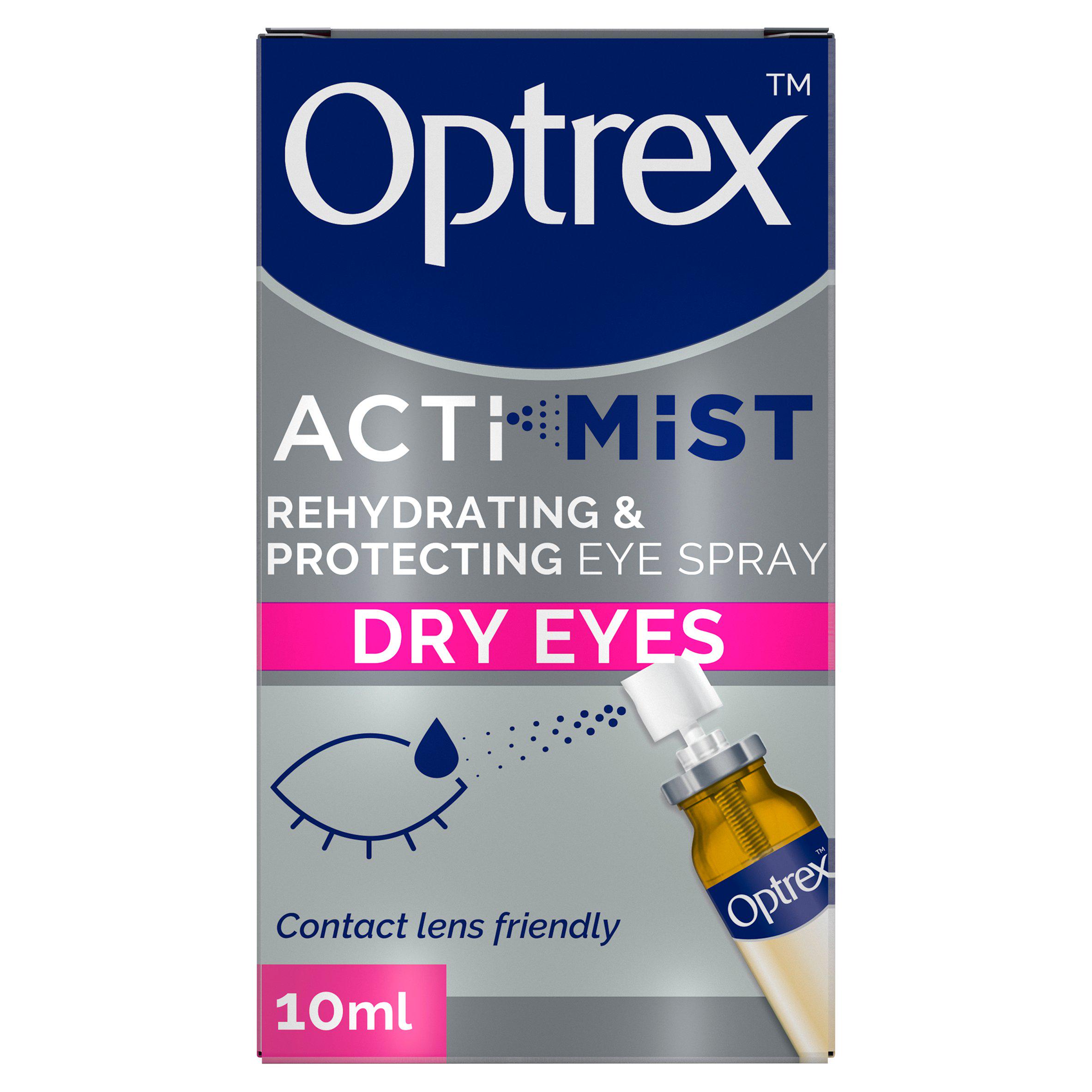 Optrex Actimist Double Action Eye Spray for Dry & Irritated Eyes 10ml