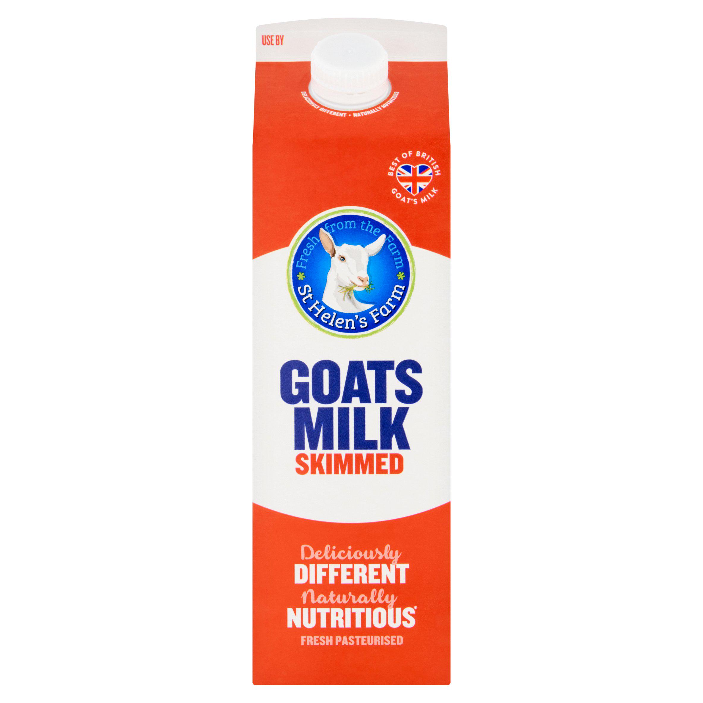 St Helen's Farm Skimmed Goats Milk