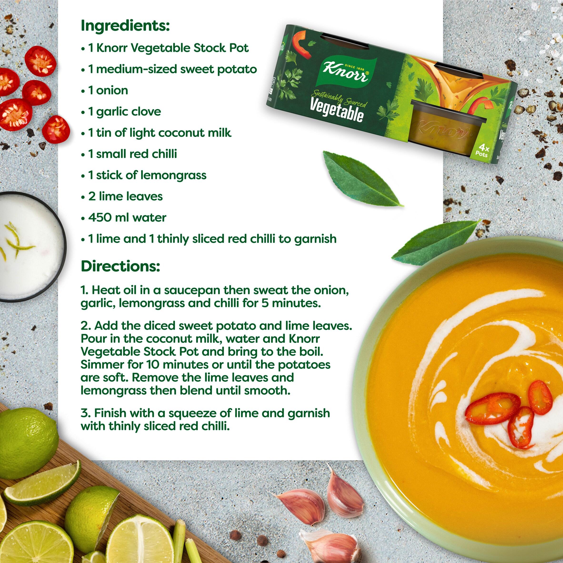 Knorr 4 x 28g Vegetable Stock Pots thumbnail 5