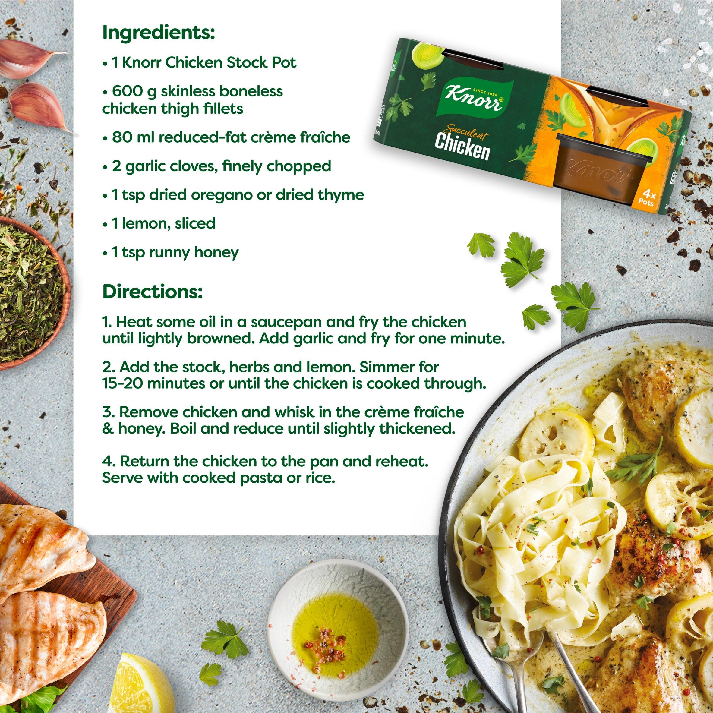 Knorr 8x 28g Chicken Stock Pots thumbnail 2